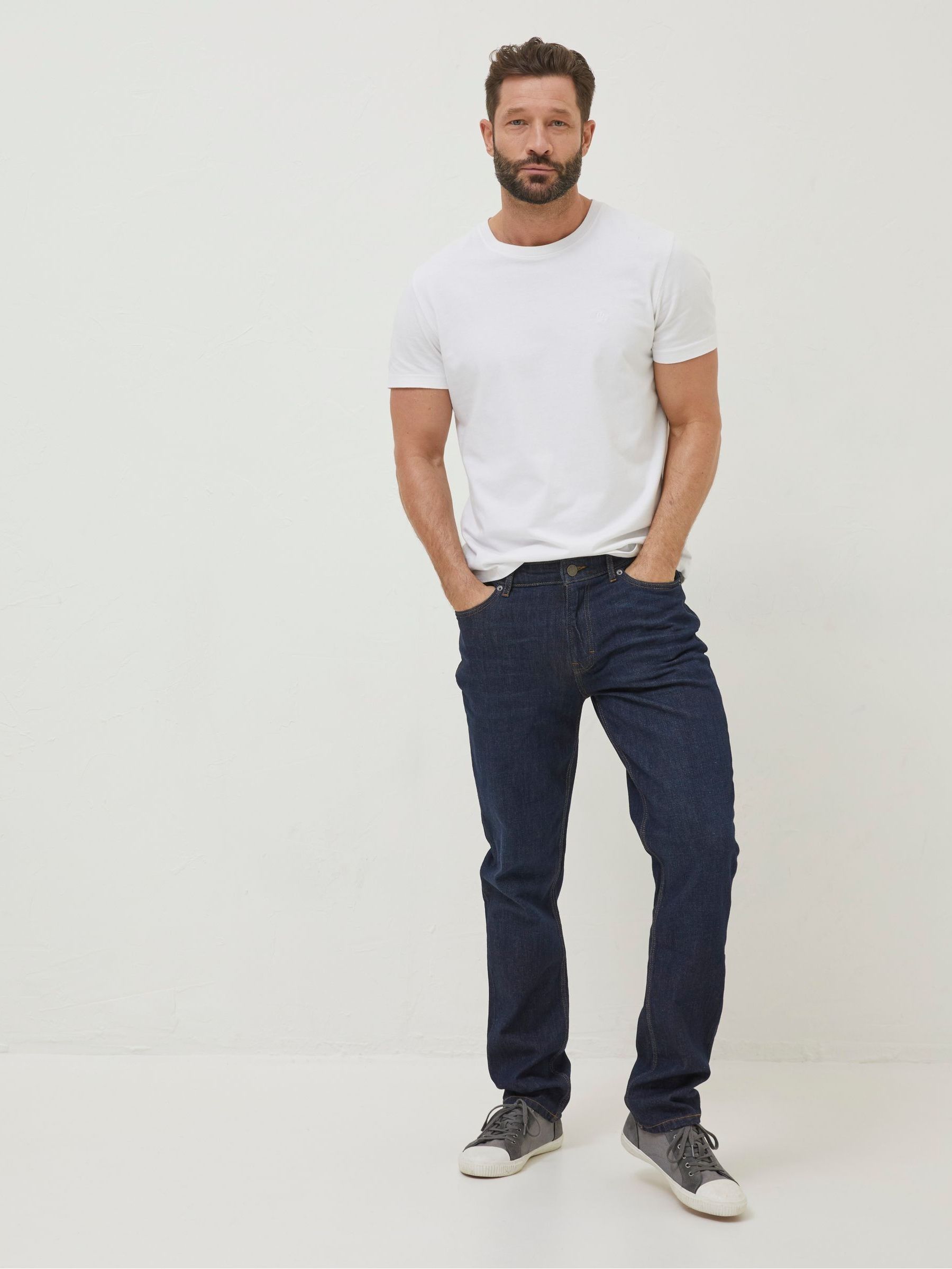 Blue Slim Vintage Wash Jeans - Image 4 of 6