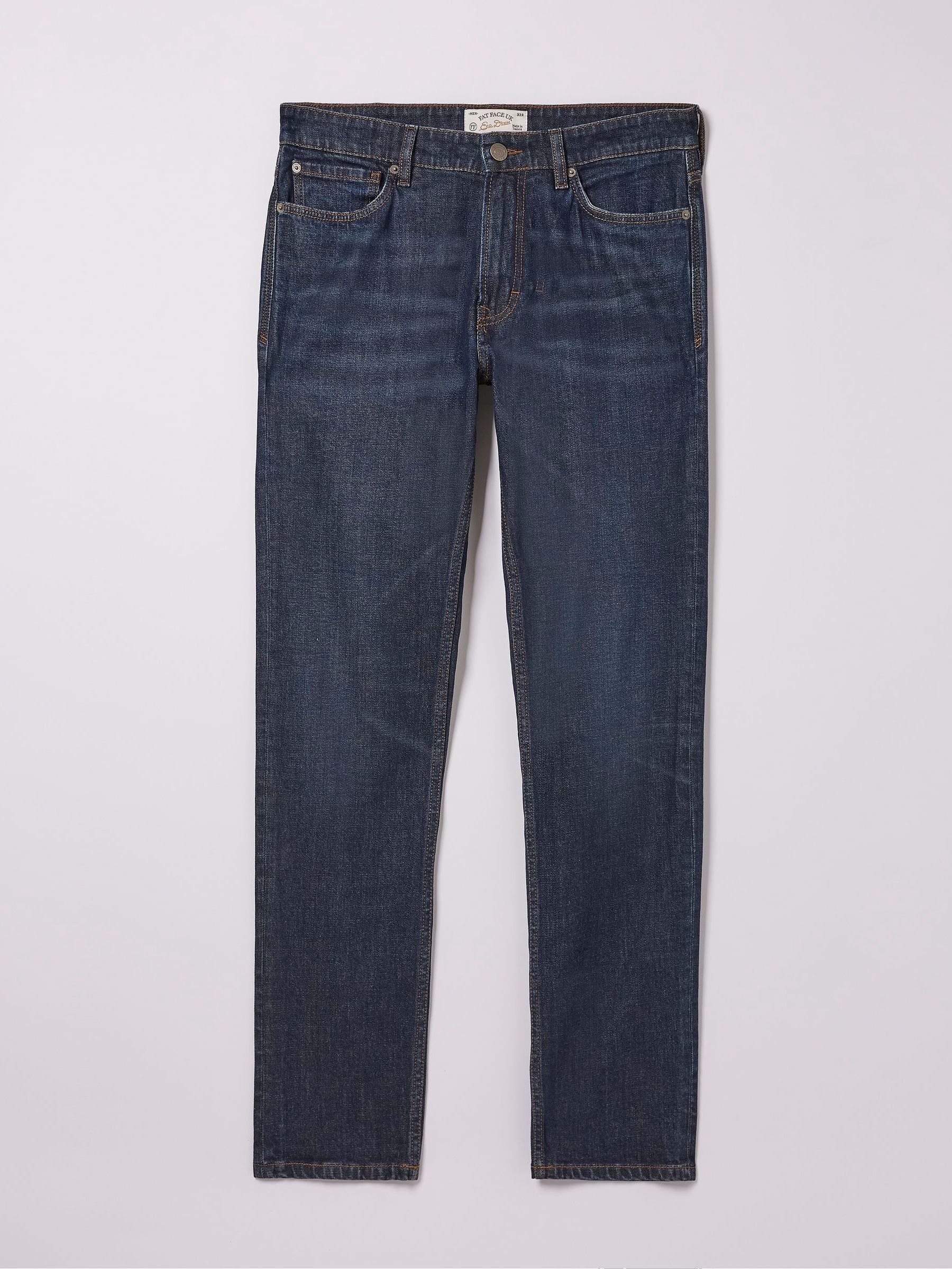 Blue Slim Vintage Wash Jeans - Image 6 of 6