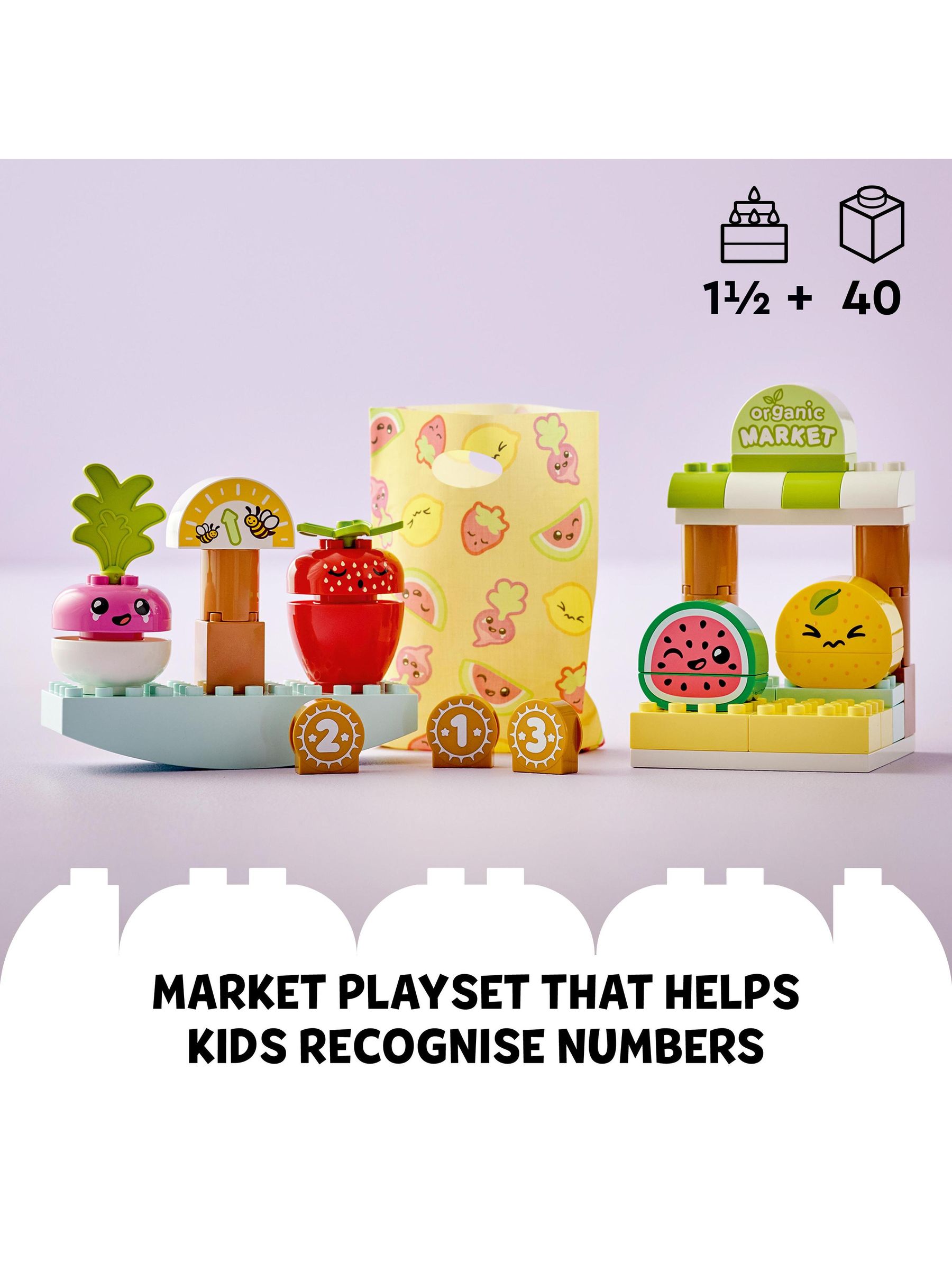 Lego Natural Duplo My First Market Toddler Toys - Image 3 of 8