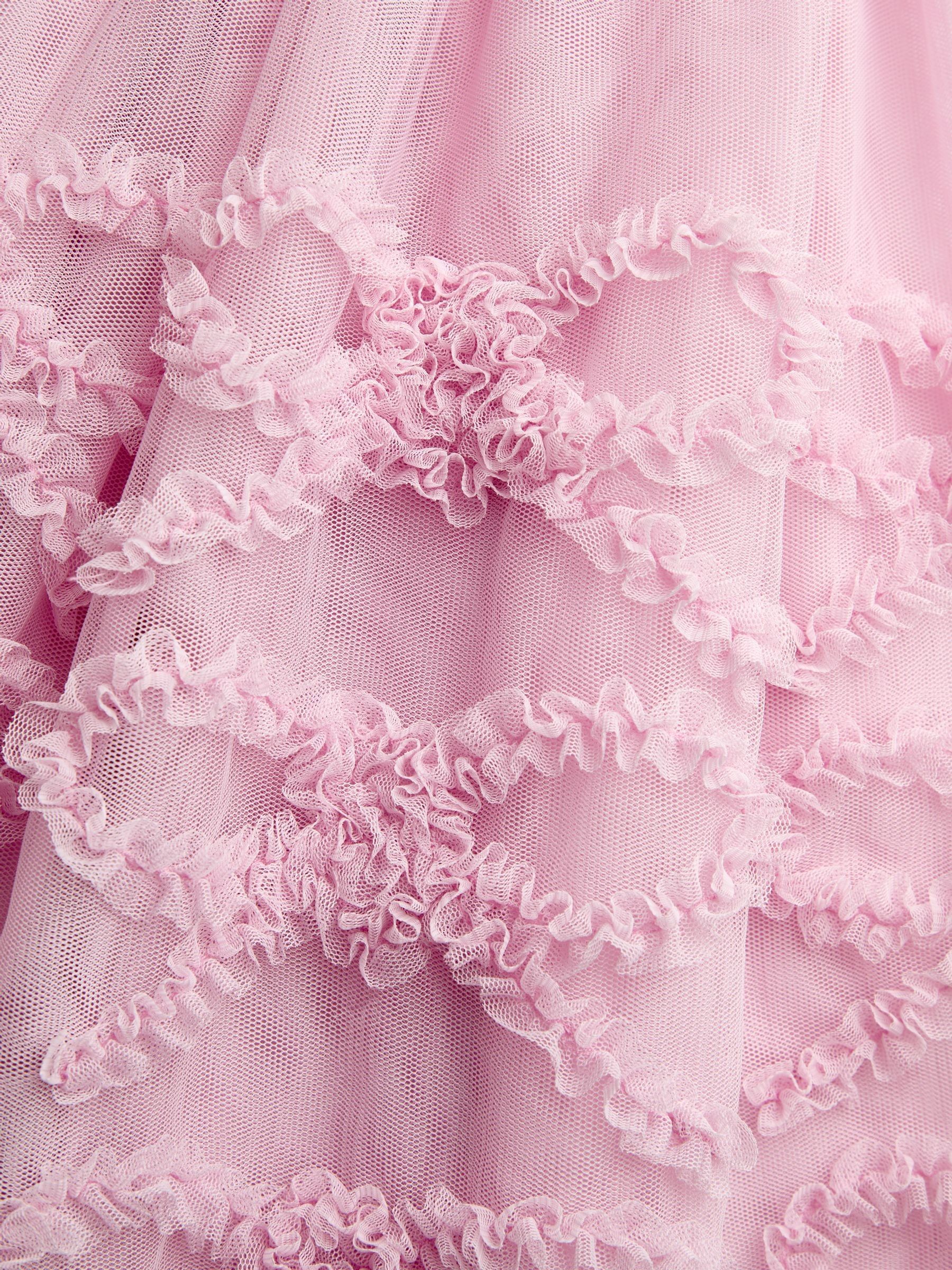 Soft Pink Sequin & Tulle Bow Party Dress - Image 4 of 5