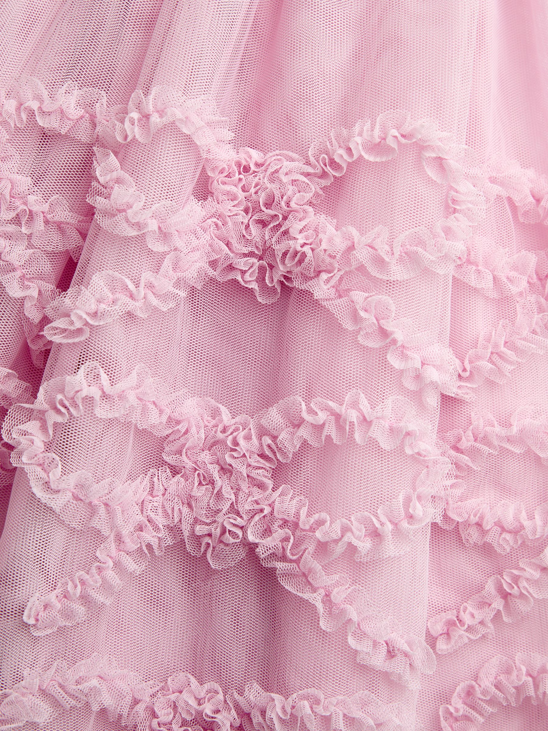 Soft Pink Sequin & Tulle Bow Party Dress - Image 6 of 7