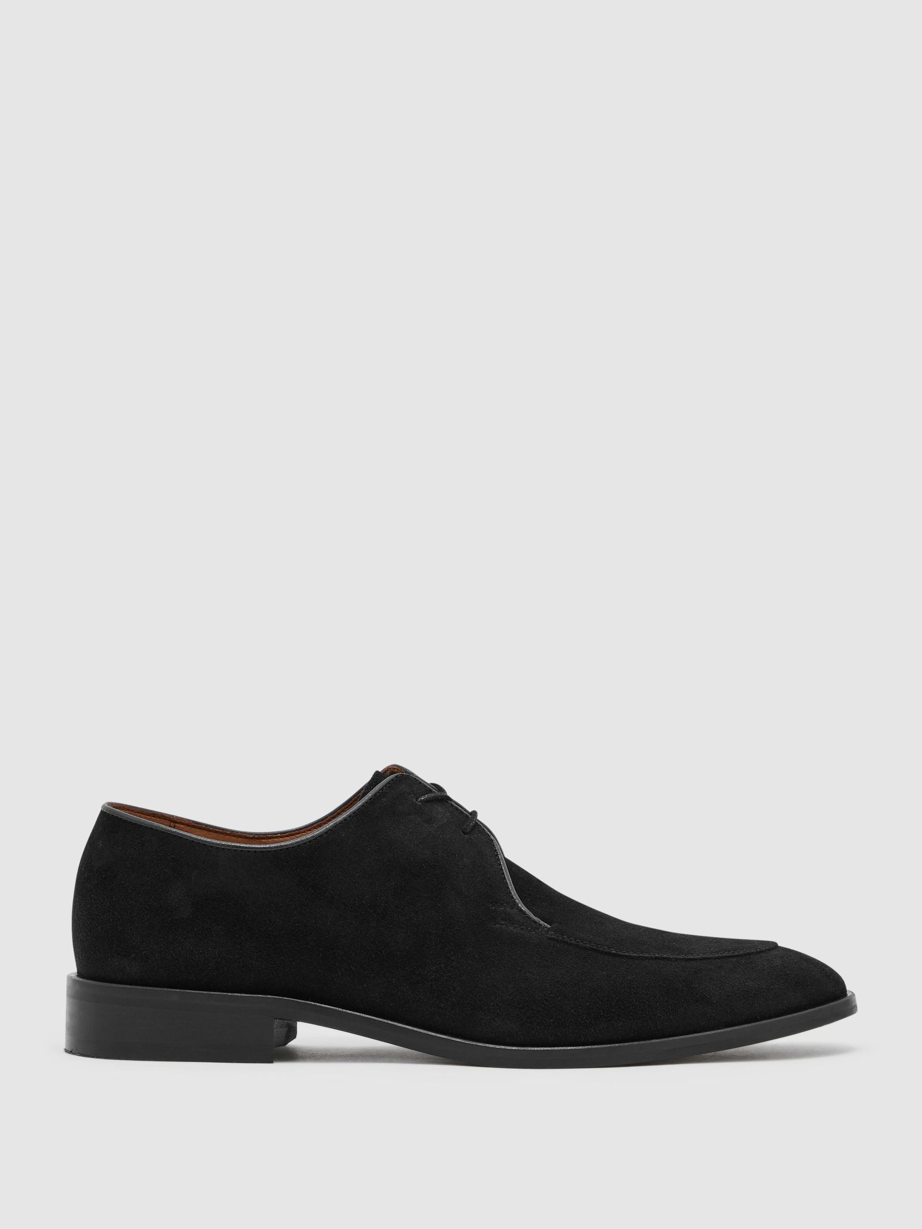 Lace-Up Derby Shoes in Black - Image 2 of 6