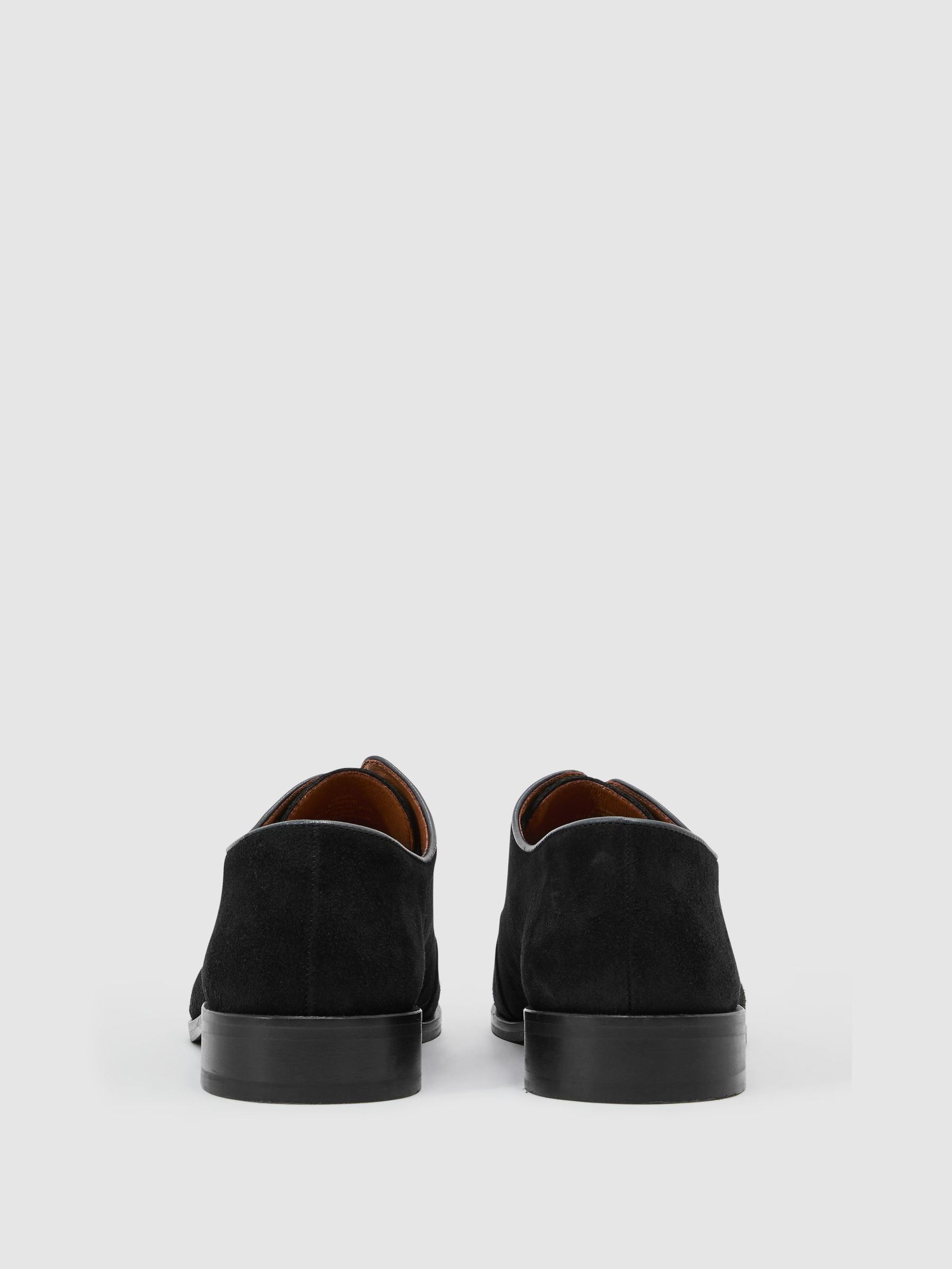 Lace-Up Derby Shoes in Black - Image 4 of 6
