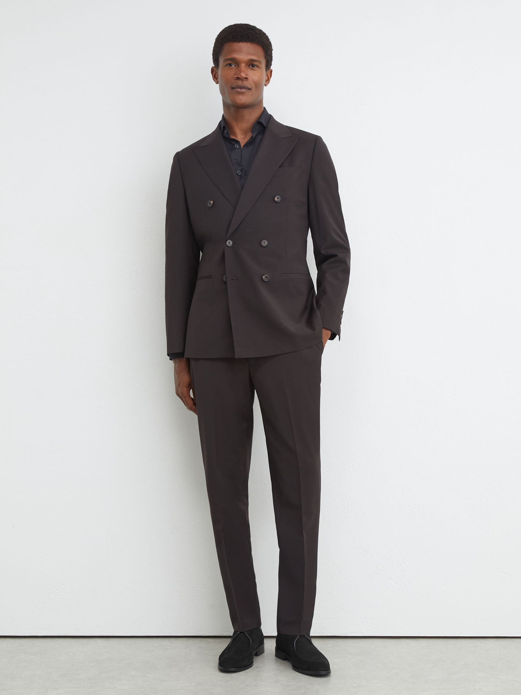 Lace-Up Derby Shoes in Black - Image 5 of 6