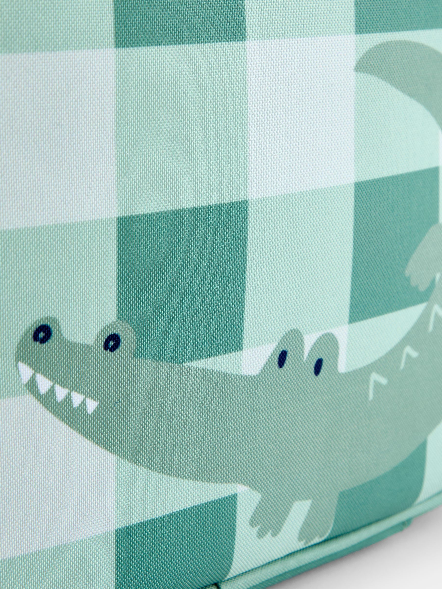 Green Alligator Deluxe Lunchbag - Image 4 of 4 Green Alligator Deluxe Lunchbag - Image 4 of 4