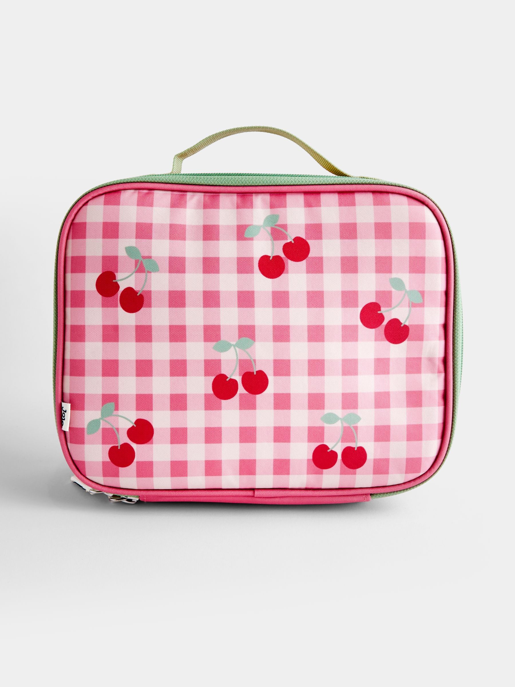 Cherry Gingham Deluxe Lunchbag - Image 1 of 4