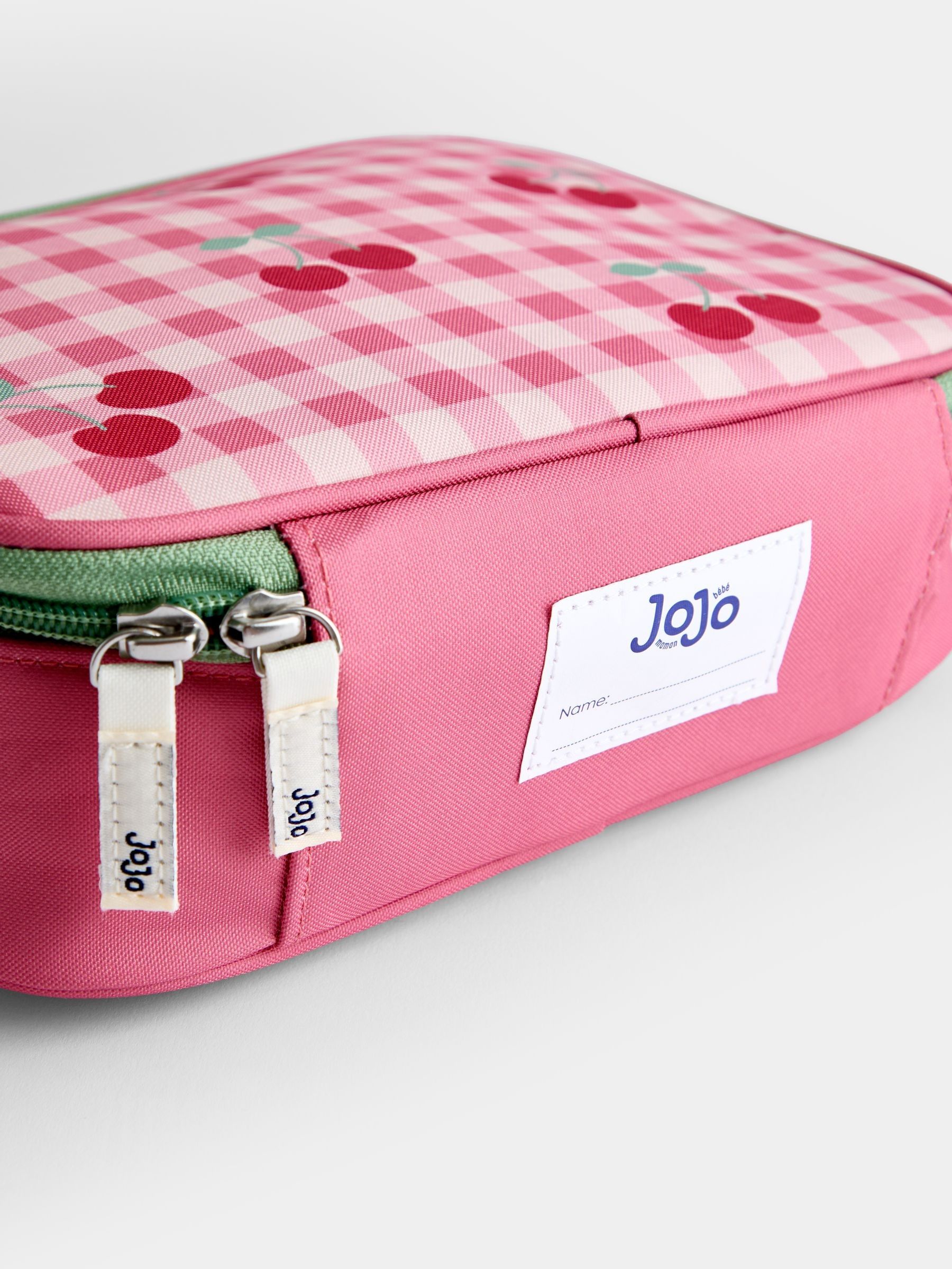 Cherry Gingham Deluxe Lunchbag - Image 3 of 4