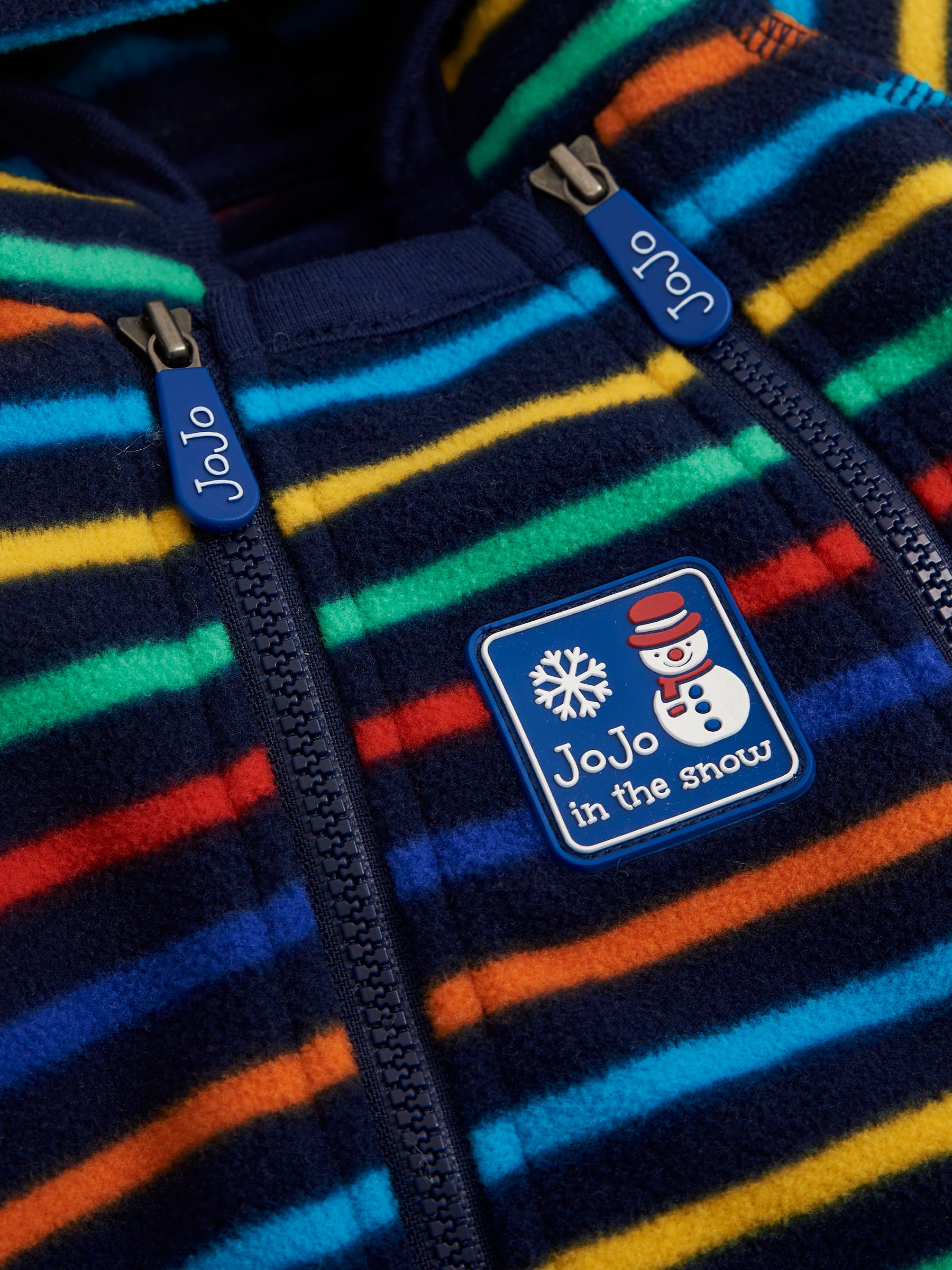 White Rainbow Cosy Polarfleece All-In-One - Image 3 of 3