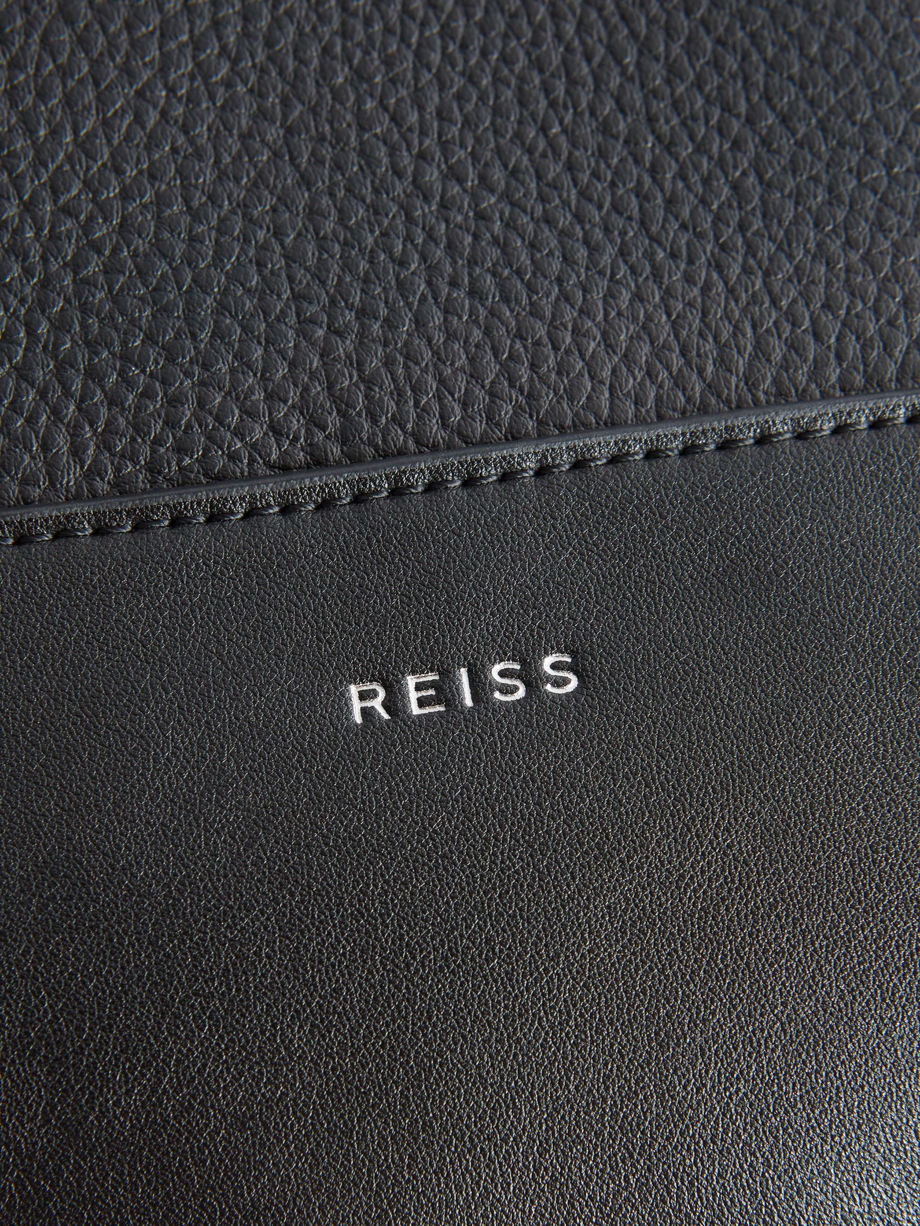 Leather Holdall in Black - Image 6 of 7