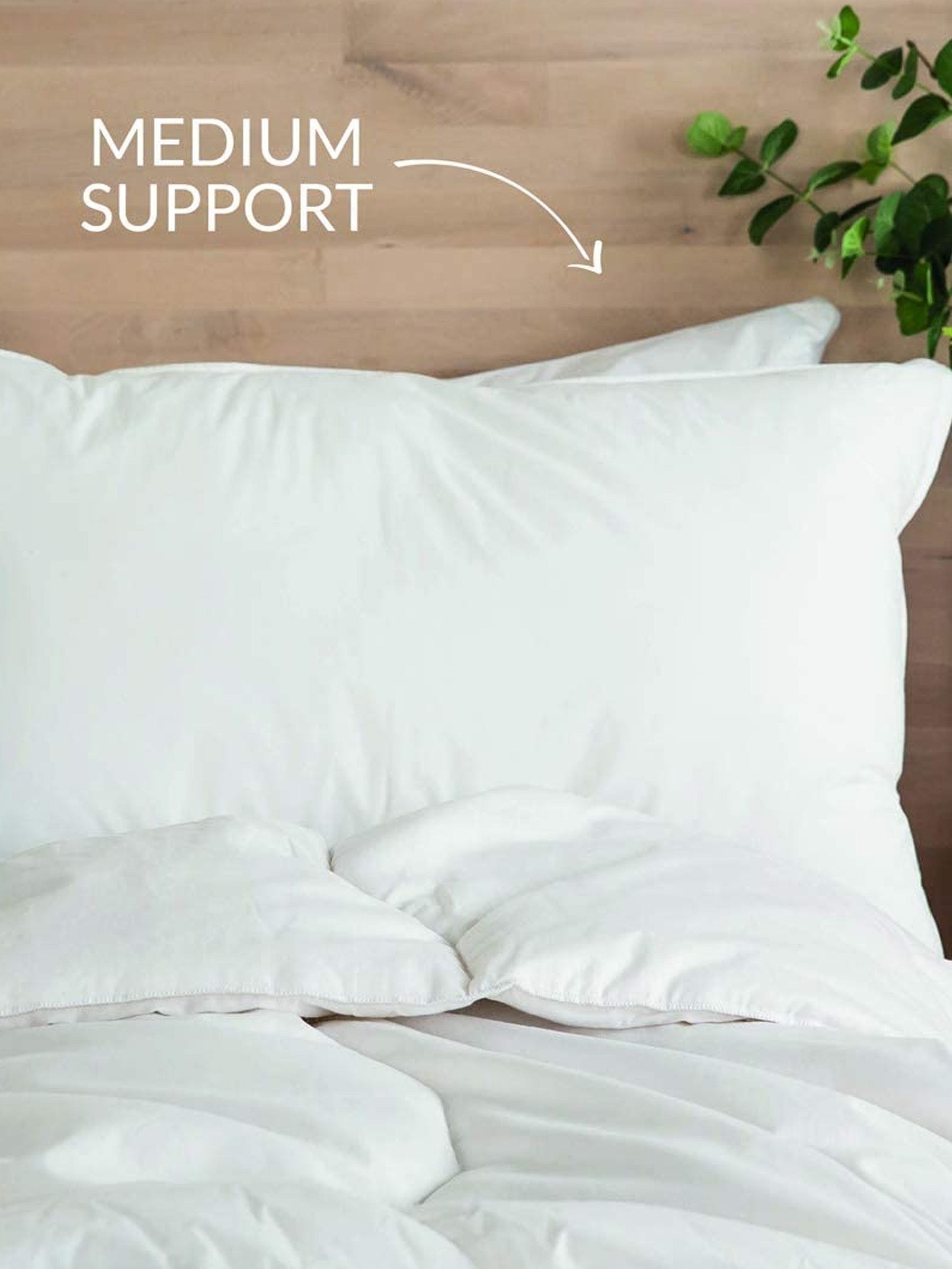 Snuggledown Set of 2 White Medium Anti Allergy Pillows - Image 3 of 5