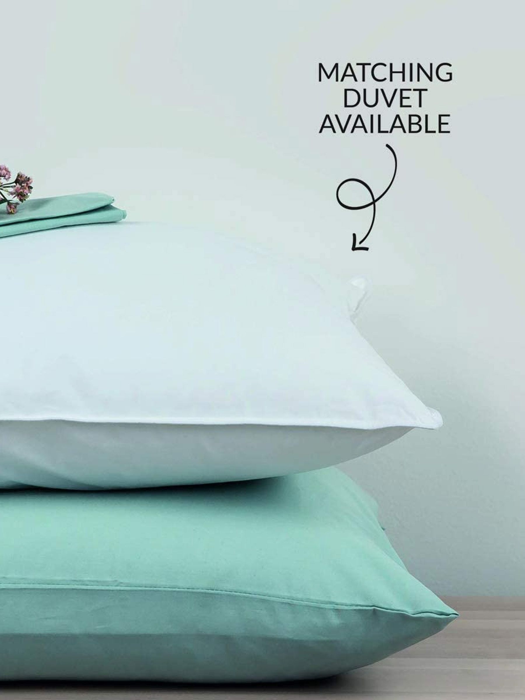 Snuggledown Set of 2 White Medium Anti Allergy Pillows - Image 4 of 5