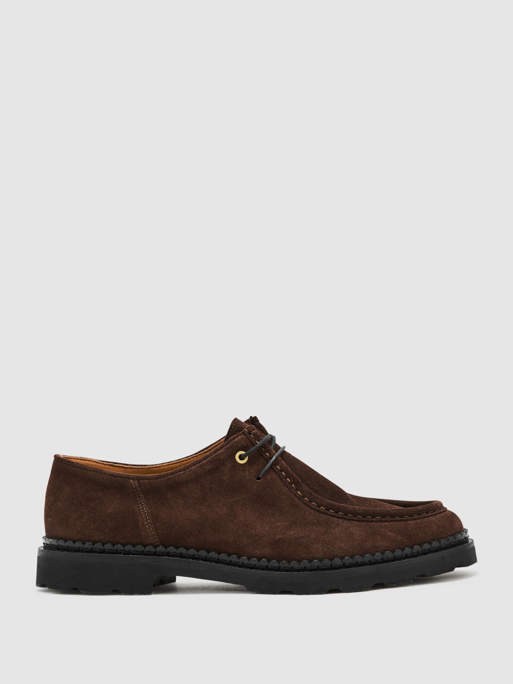 Chaussures mocassins à lacets marron - Image 1 de 4