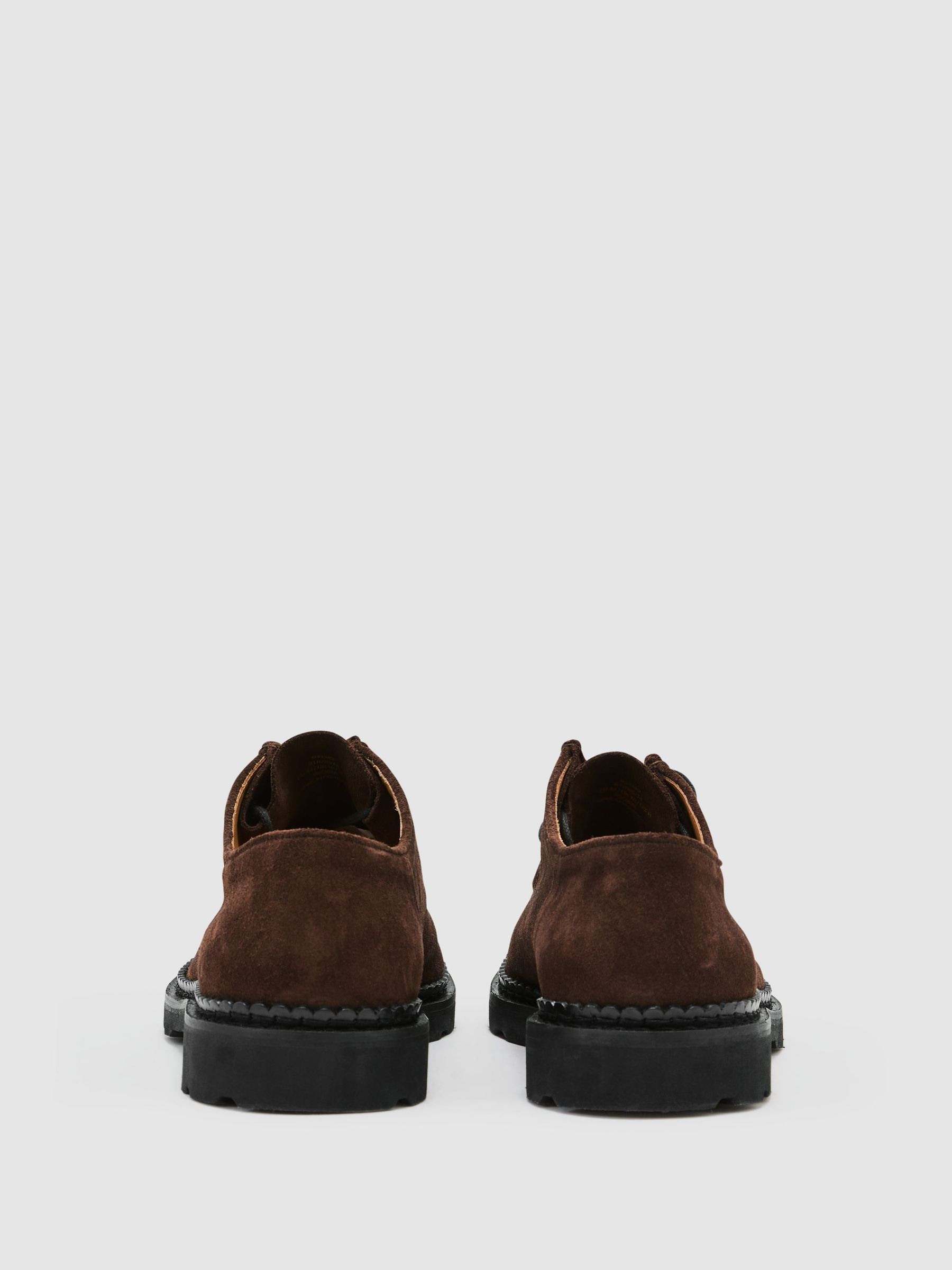 Chaussures mocassins à lacets marron - Image 3 de 4