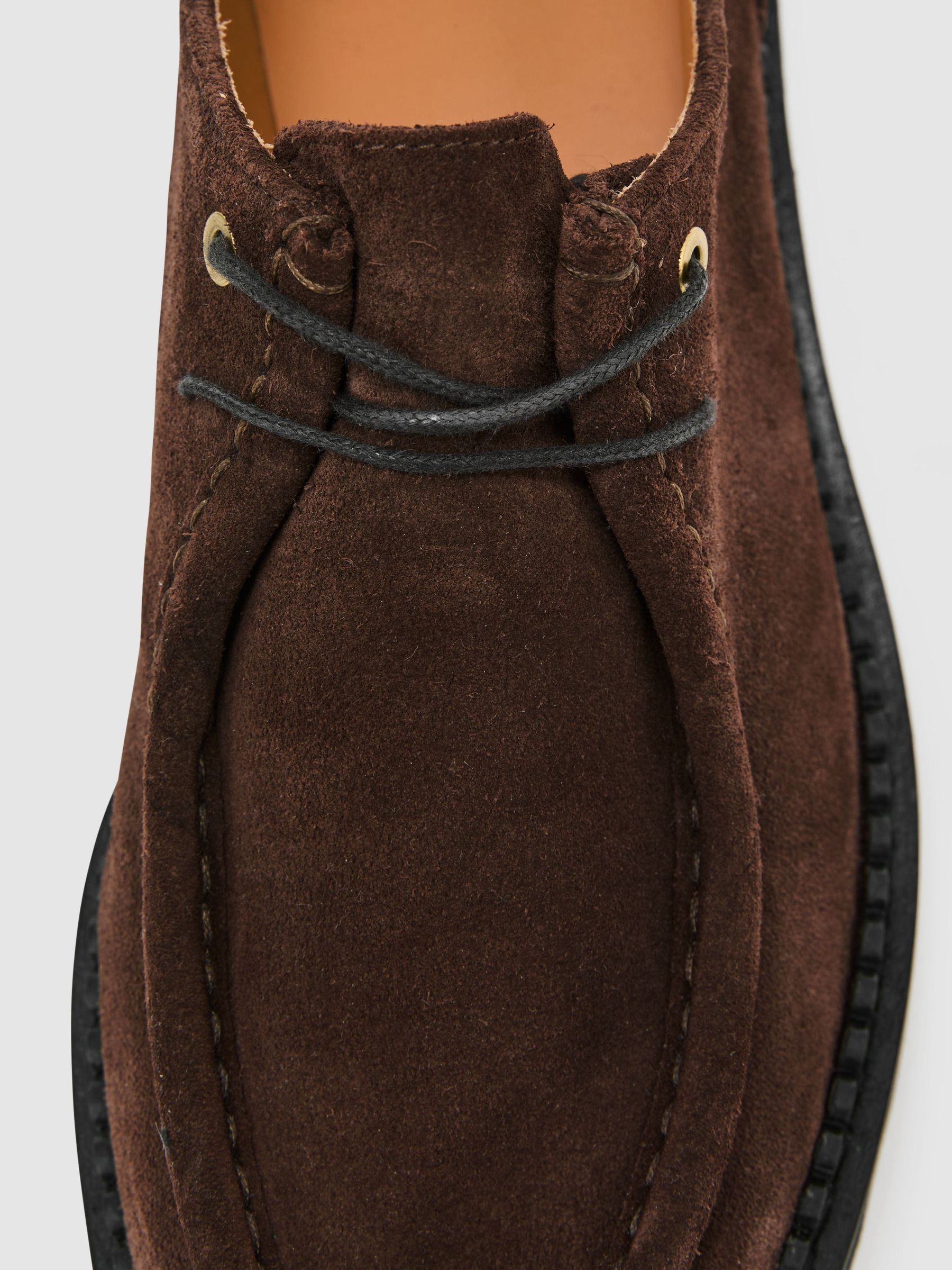 Chaussures mocassins à lacets marron - Image 4 de 4