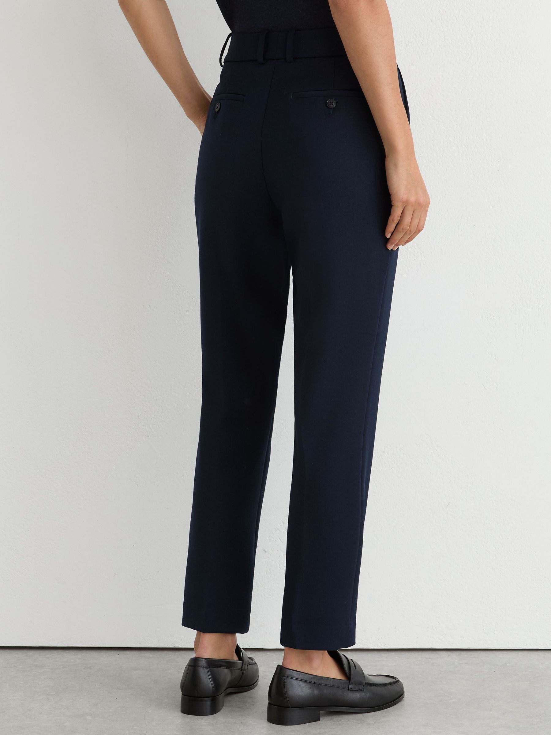 Tall Slim-Fit Suit Trousers in Navy - Image 6 of 8