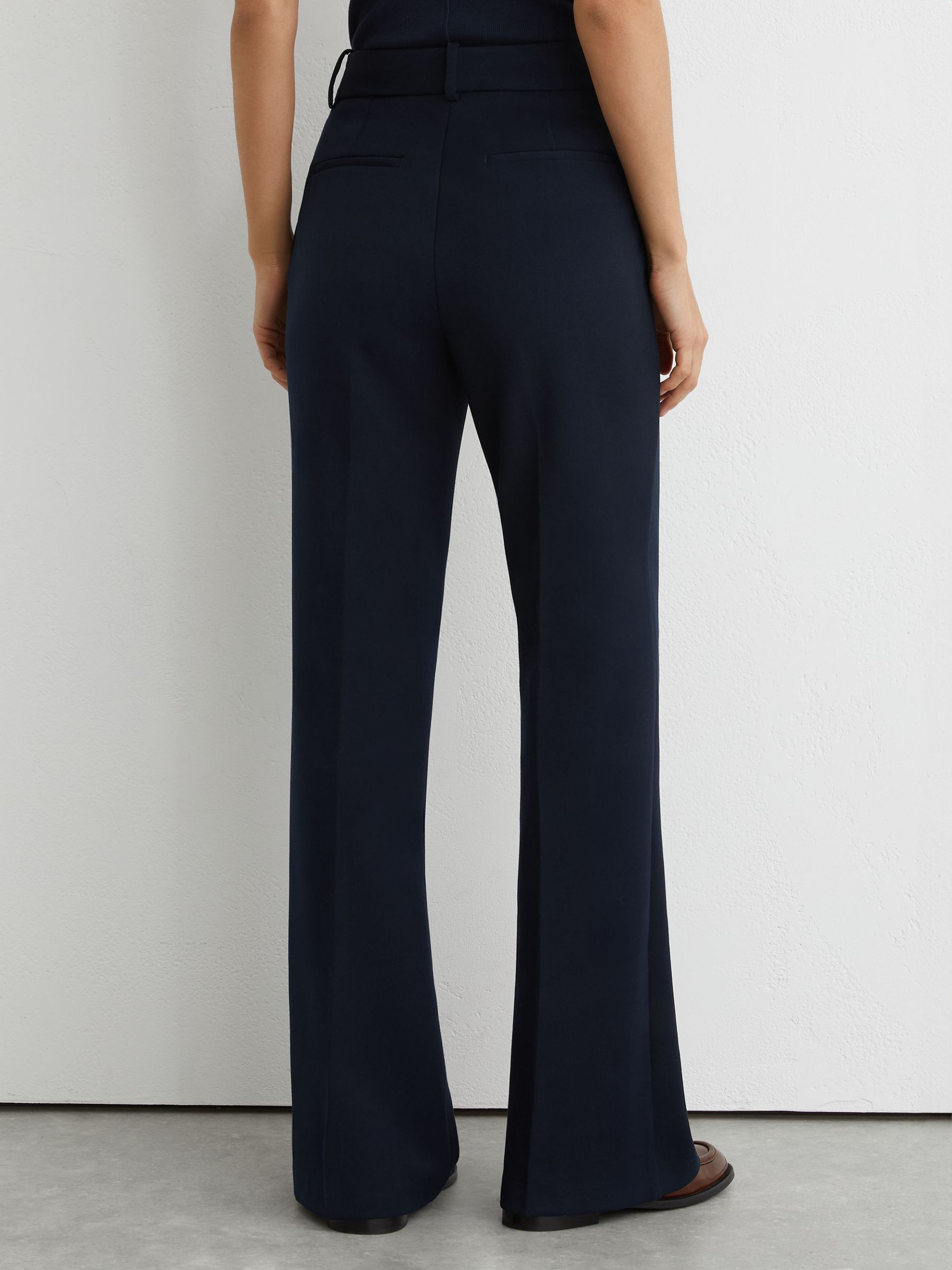 Grands Pantalon de costume évasé bleu marine - Image 5 de 8