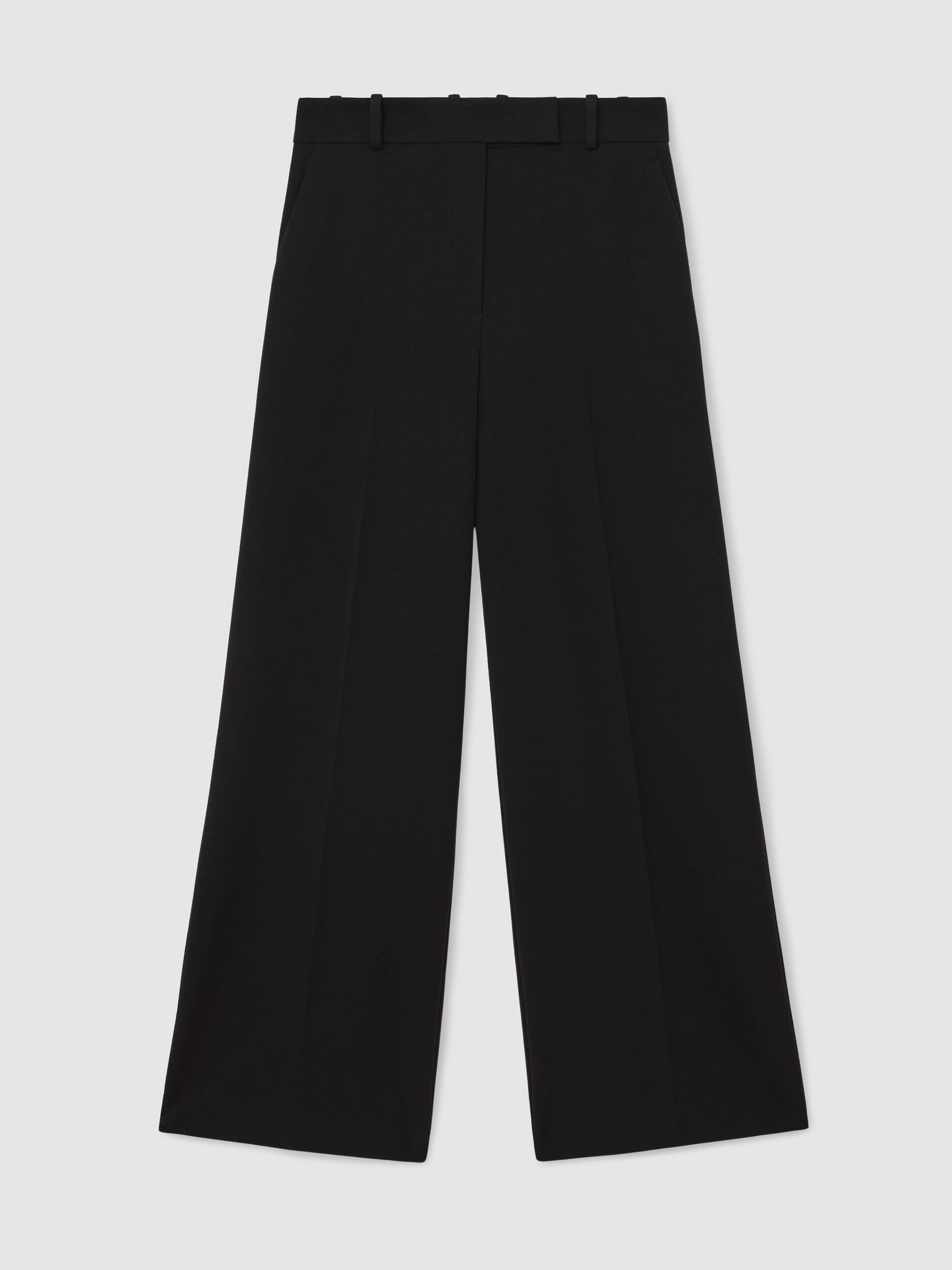 Tall Wide-Leg Suit Trousers in Black - Image 2 de 8