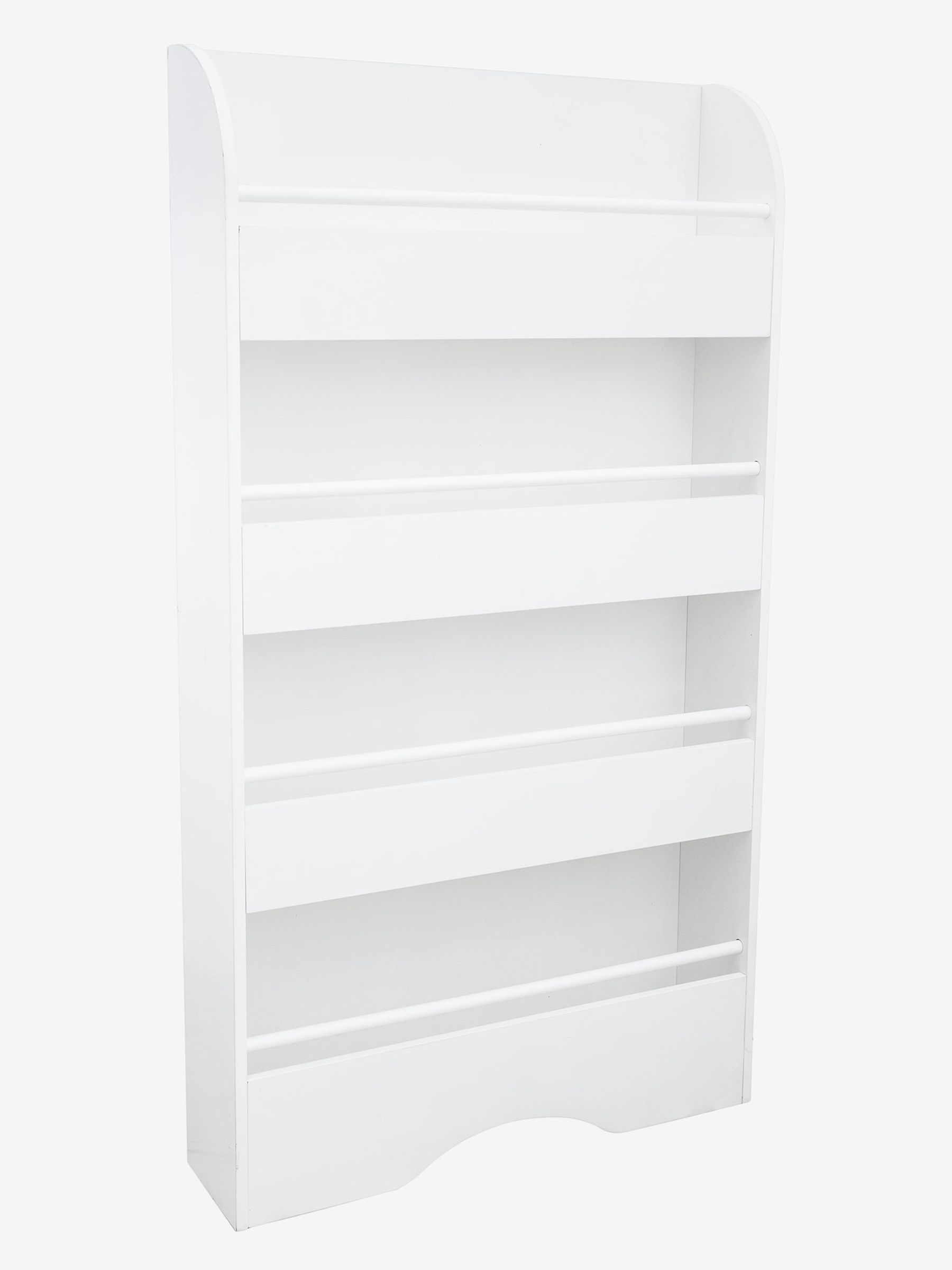 Tall Thin Bookcase in White - Image 1 of 2