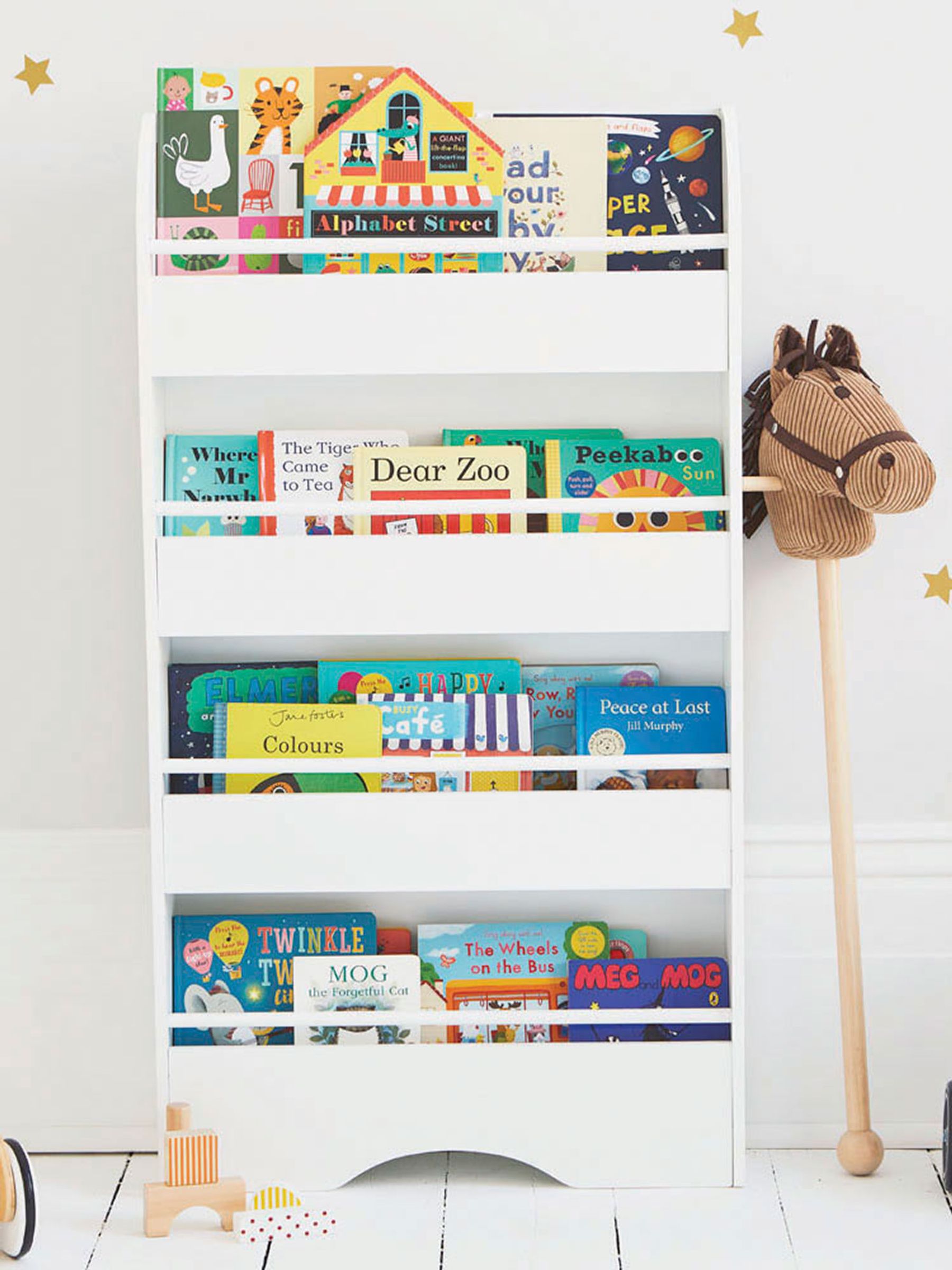 Tall Thin Bookcase in White - Image 2 of 2
