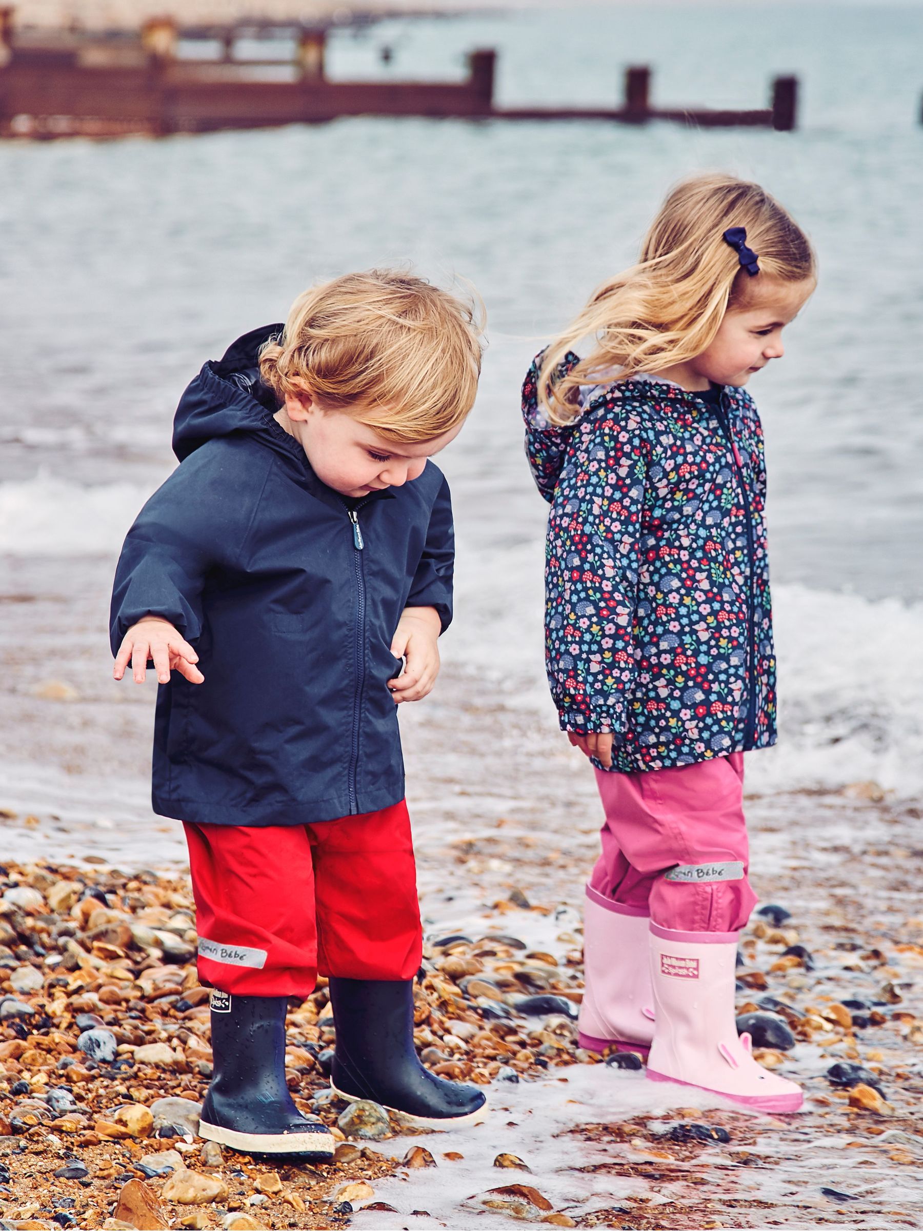 Fuschia Pink Pack-Away Waterproof Trousers - Image 2 of 2