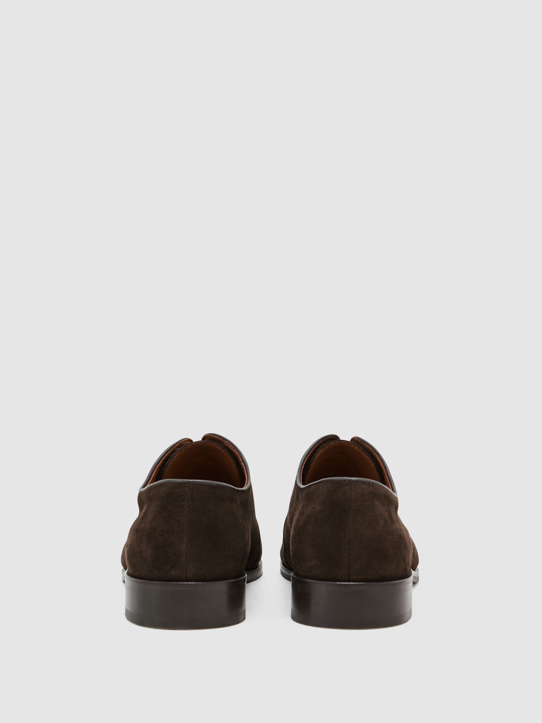Lace-Up Derby Shoes in Dark Brown - Image 4 of 6