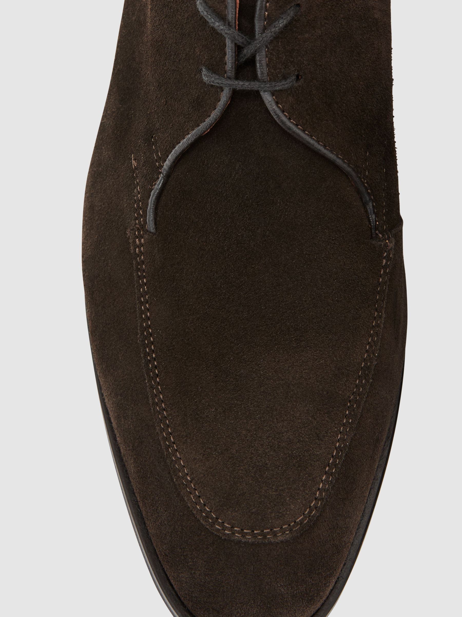 Lace-Up Derby Shoes in Dark Brown - Image 6 of 6