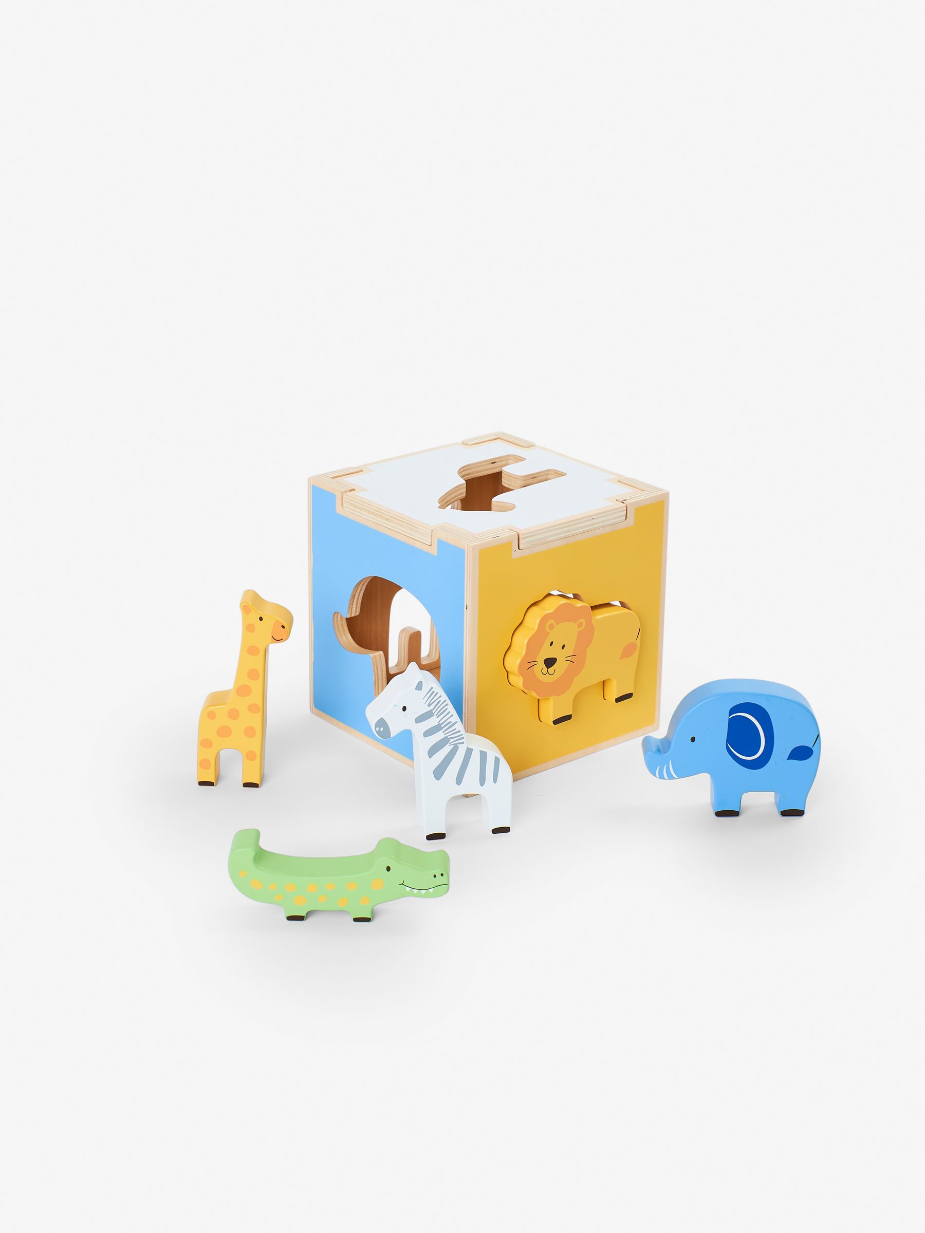 Safari Shape Sorter Cube in Multi - Image 2 of 3