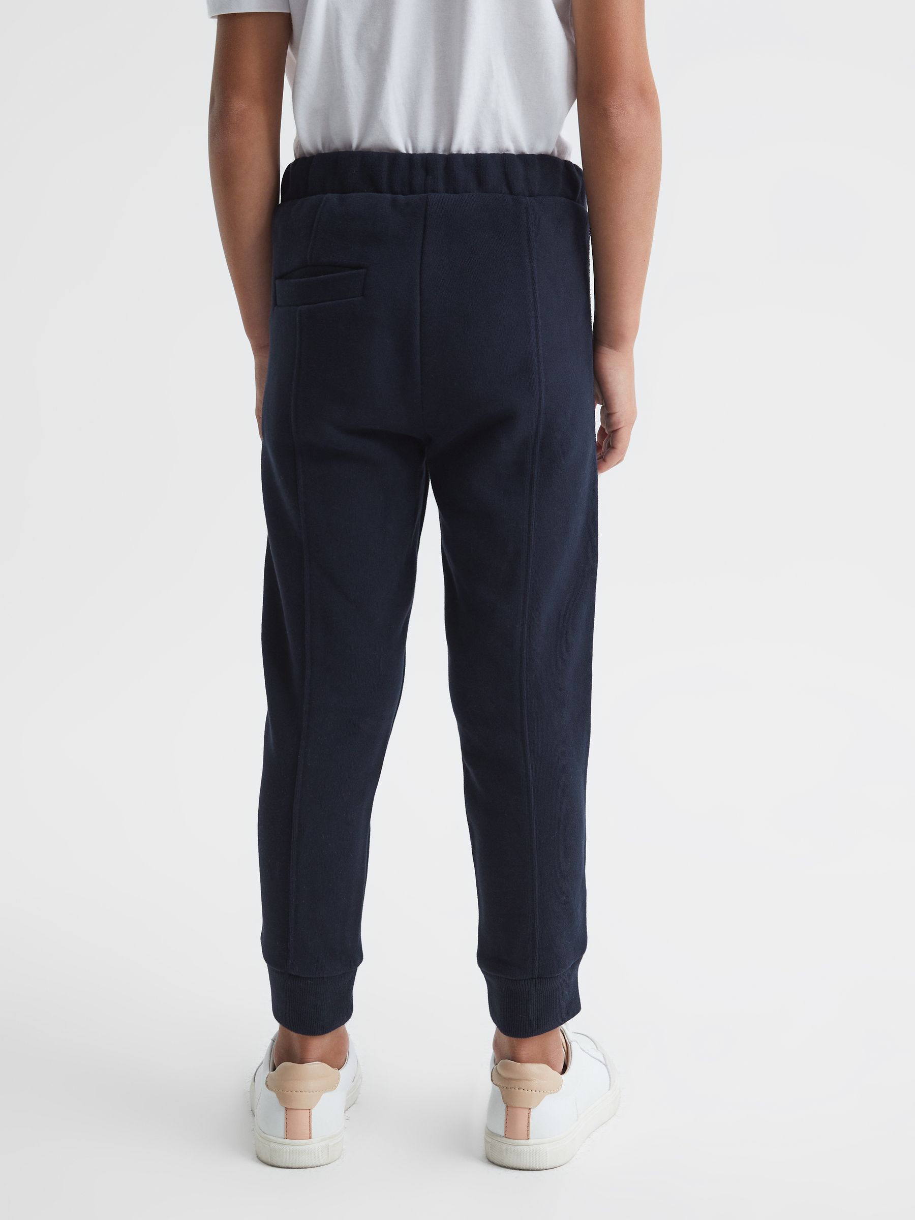 Junior Metallic Trim Joggers in Navy - Image 5 of 7