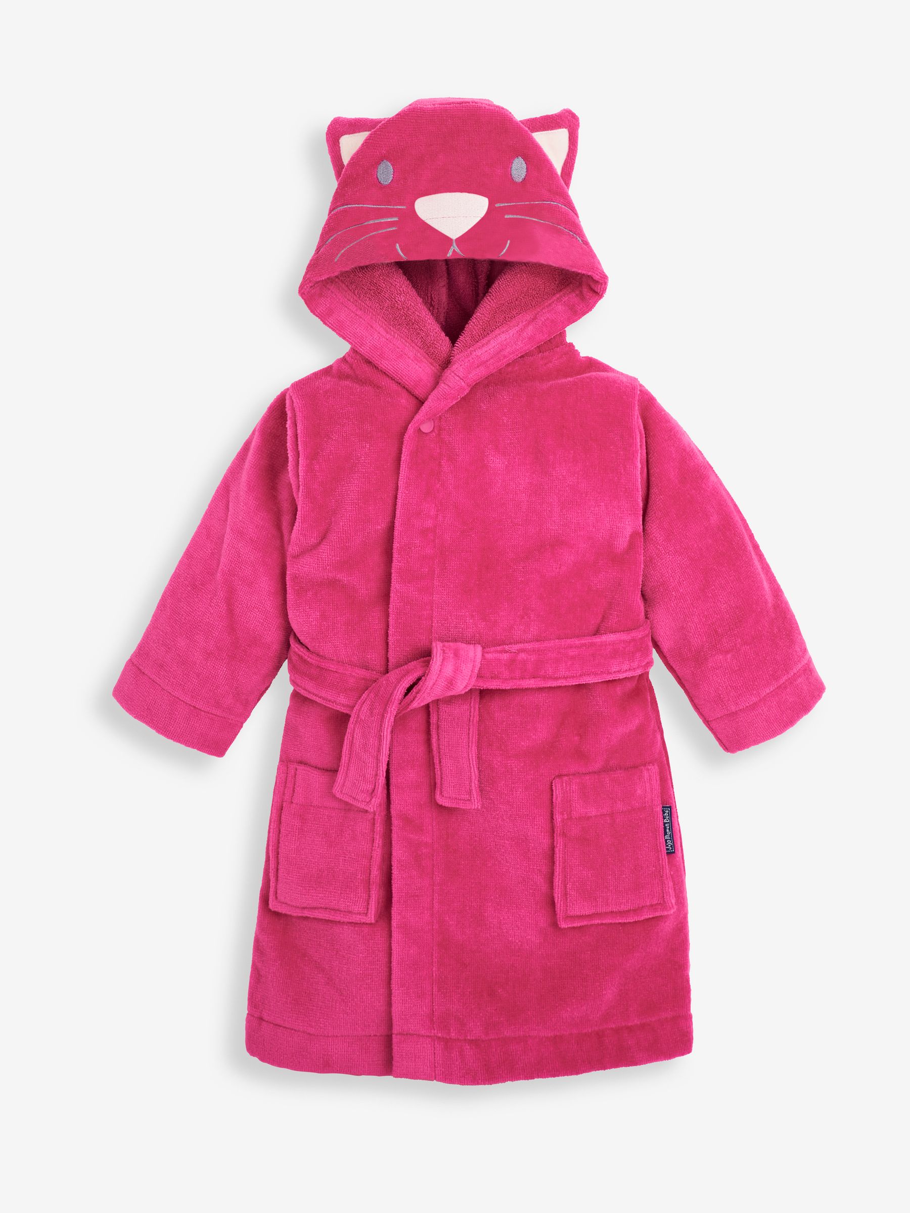 Fuchsia Cat Dressing Gown - Image 1 of 2