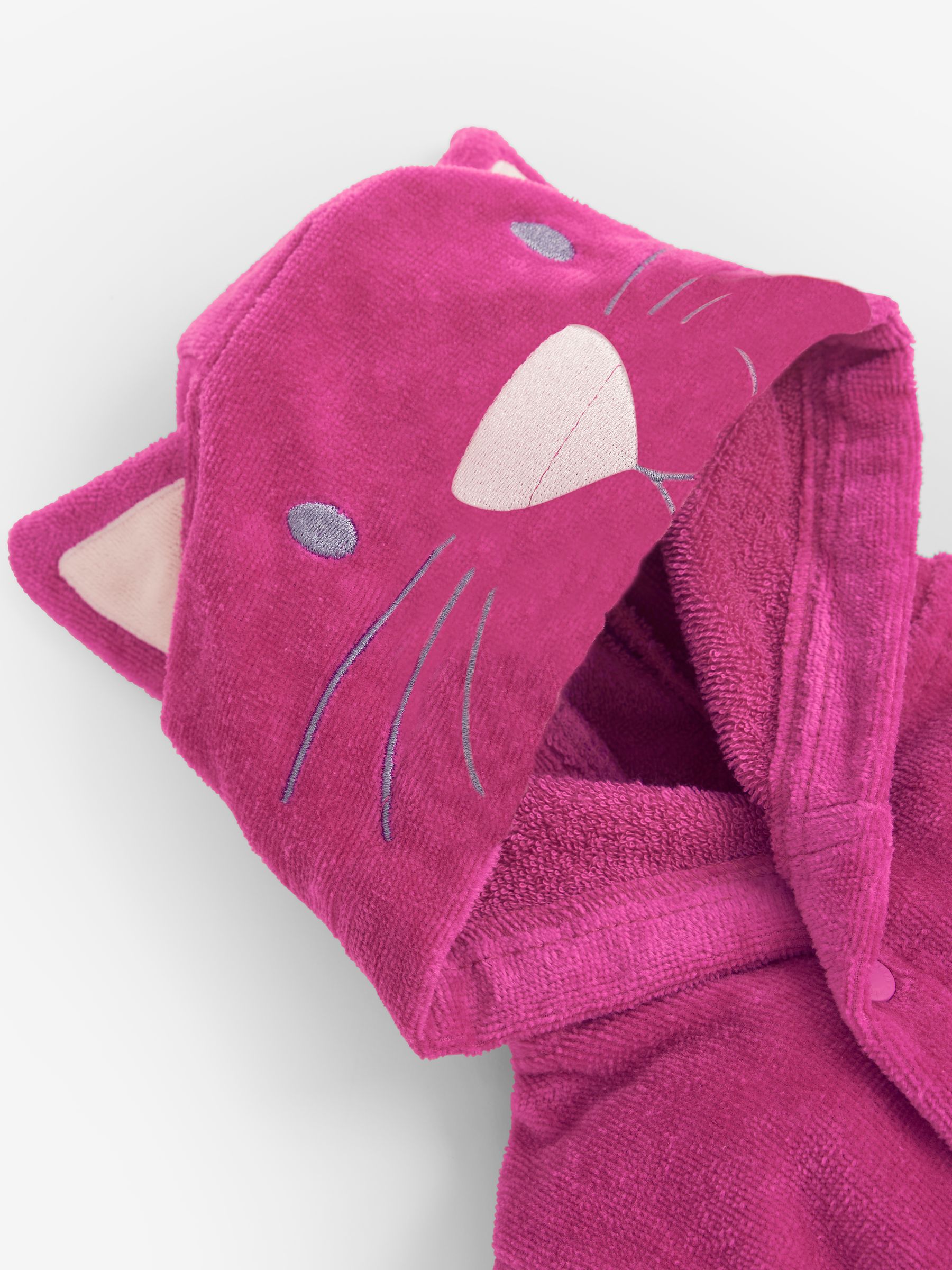 Fuchsia Cat Dressing Gown - Image 2 of 2