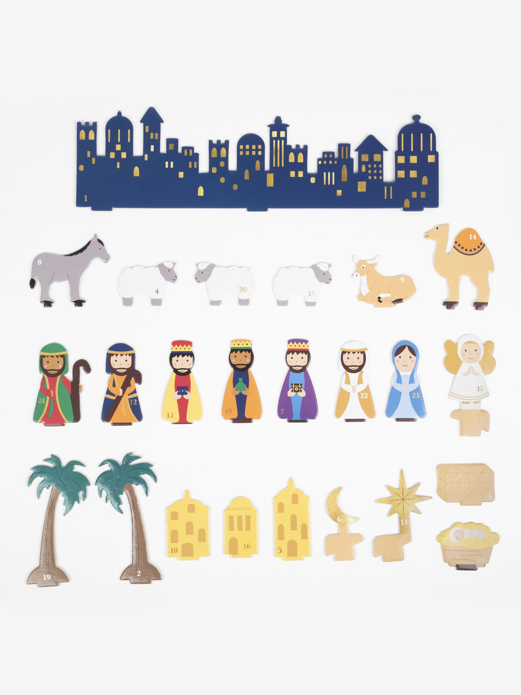 Pop Out Nativity Advent Scene in Multi - Image 4 of 8