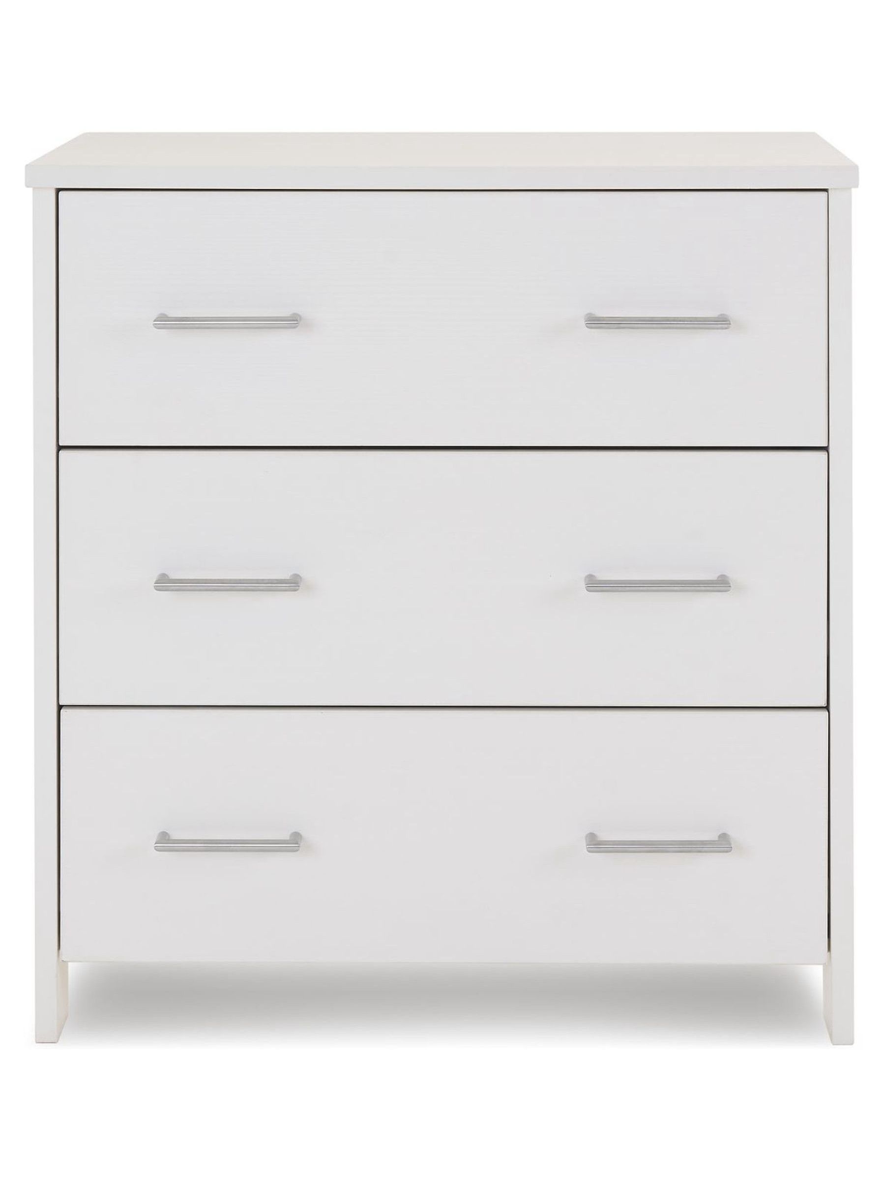 Obaby White Nika Mini Nursery Furniture Set 2 Piece - Image 3 of 4