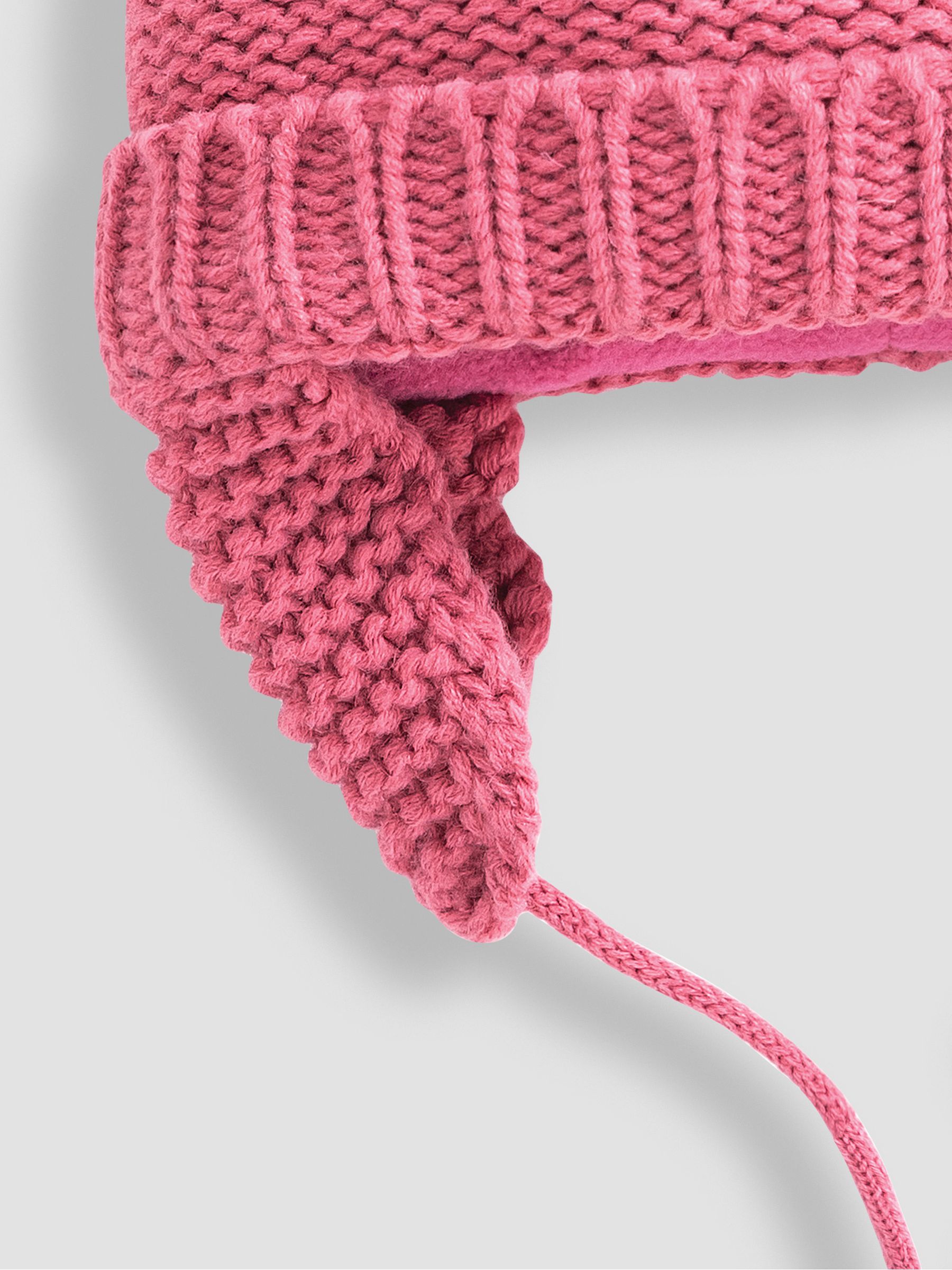 Pink Cosy Pom Pom Hat - Image 4 of 5