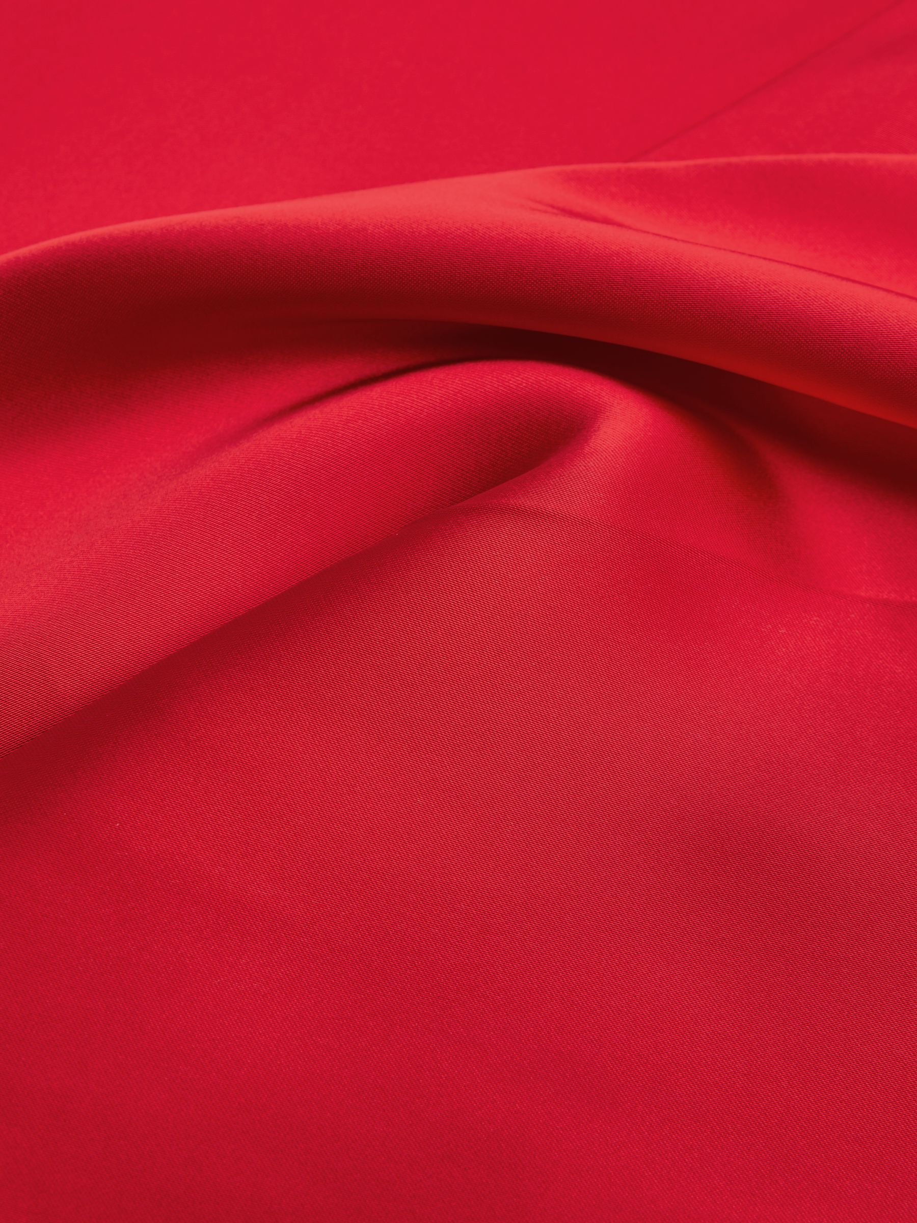 Satin Wide Leg Trousers in Red - Image 5 of 5