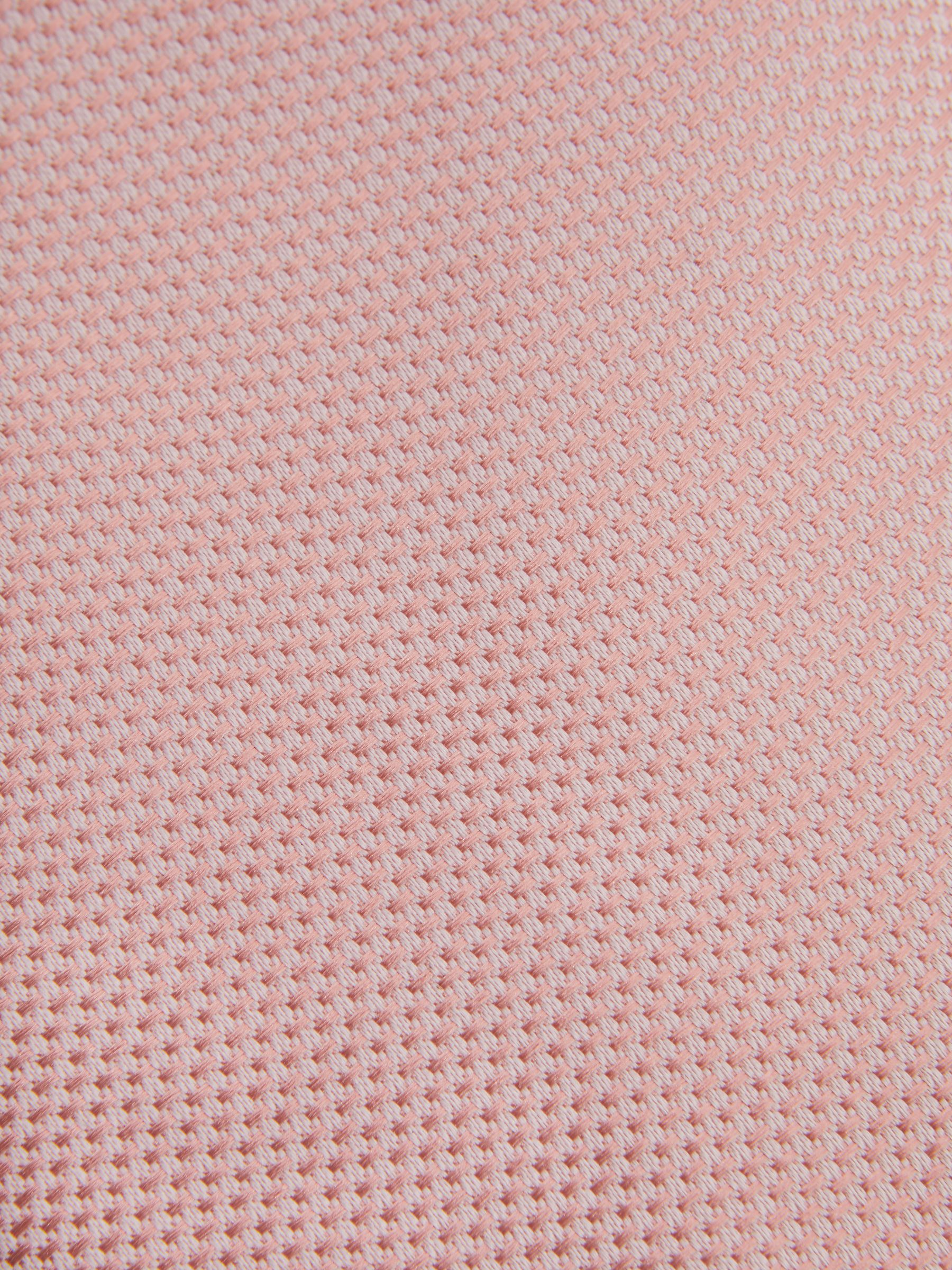 Textured Silk Blend Tie in Soft Pink - Image 5 of 5
