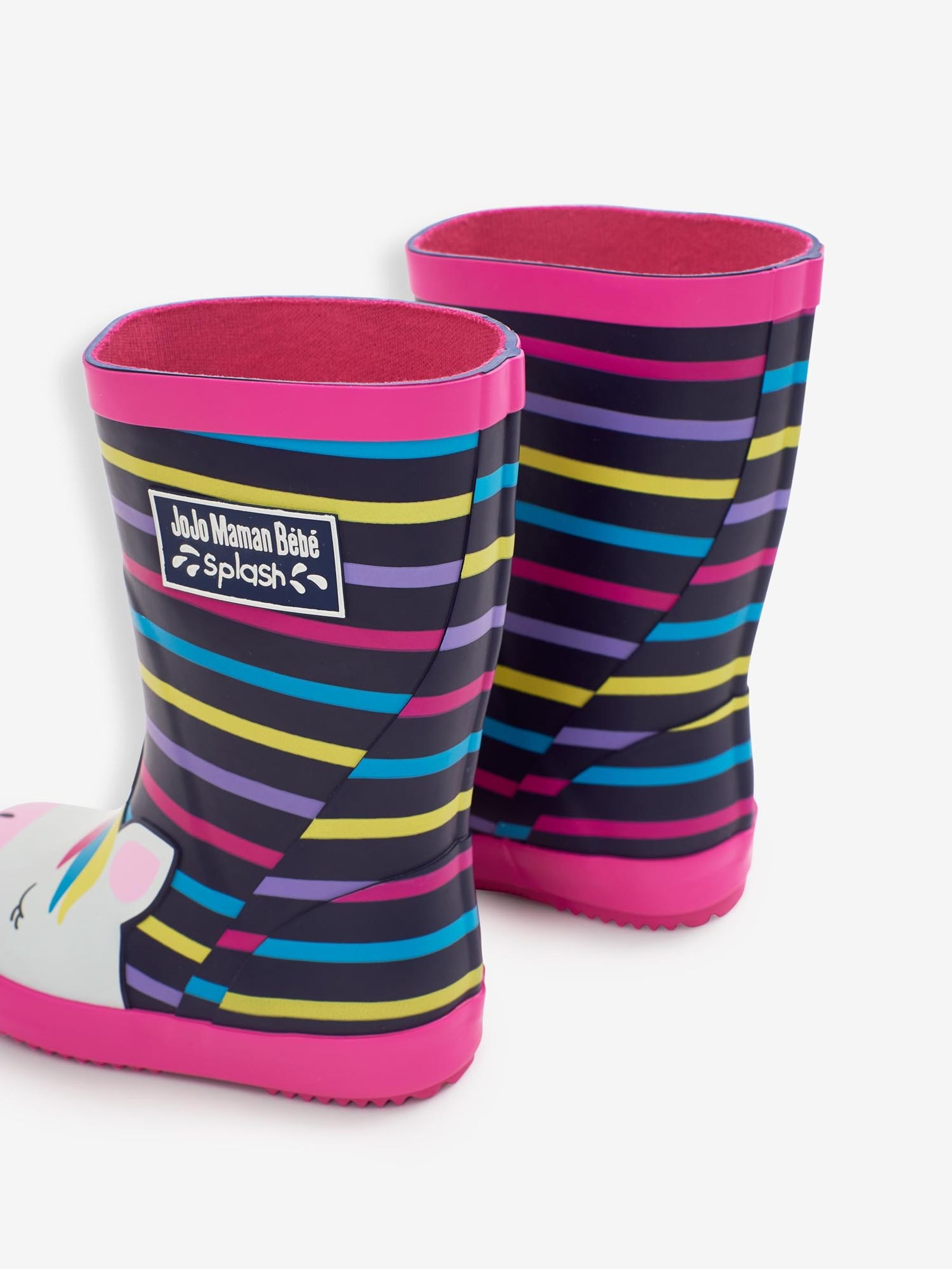 Fuchsia Pink Unicorn Wellies - Image 5 of 8