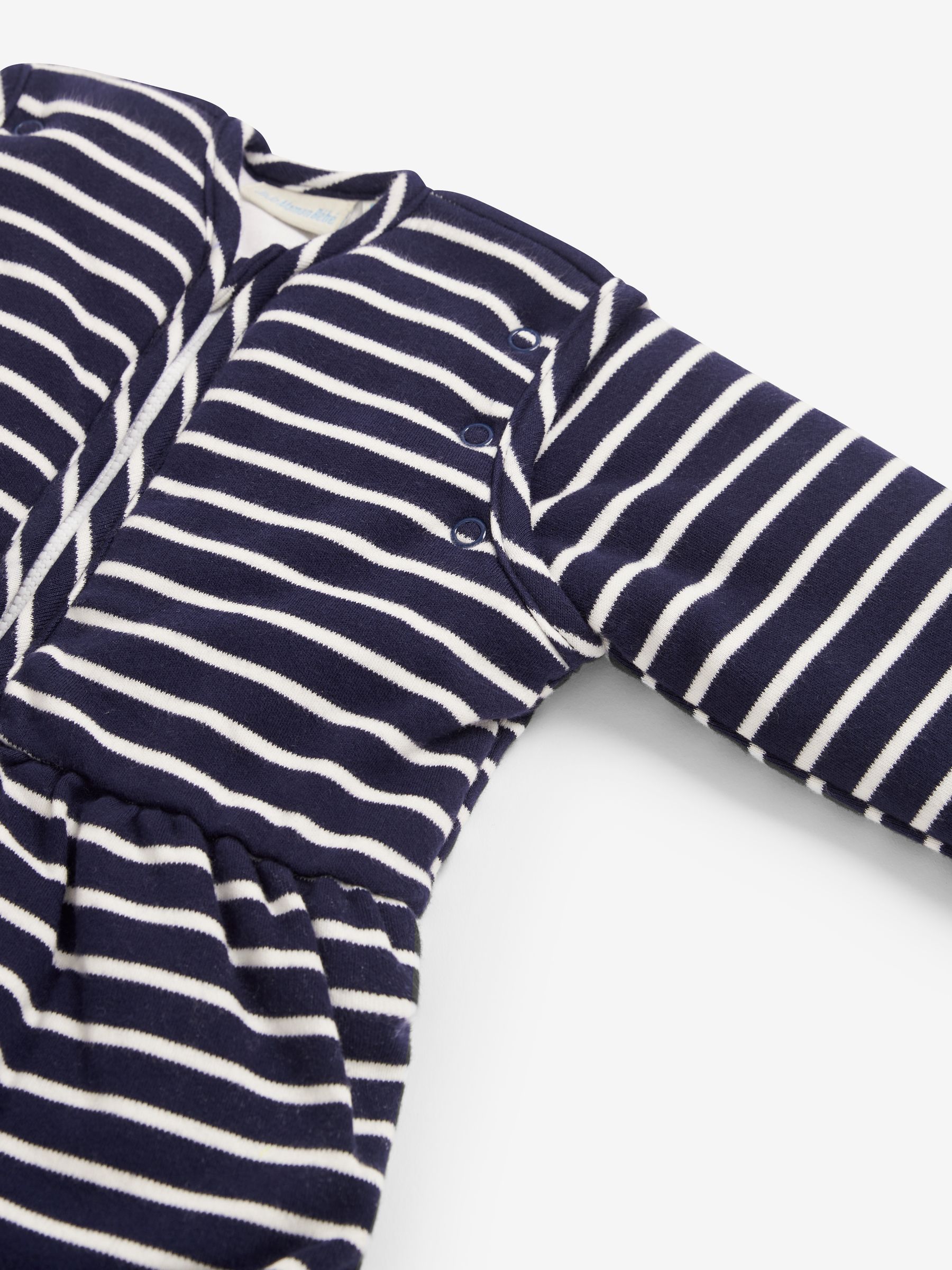 Stripe Cosy 3.5 Tog Baby Sleeping Bag in Navy - Image 2 of 4