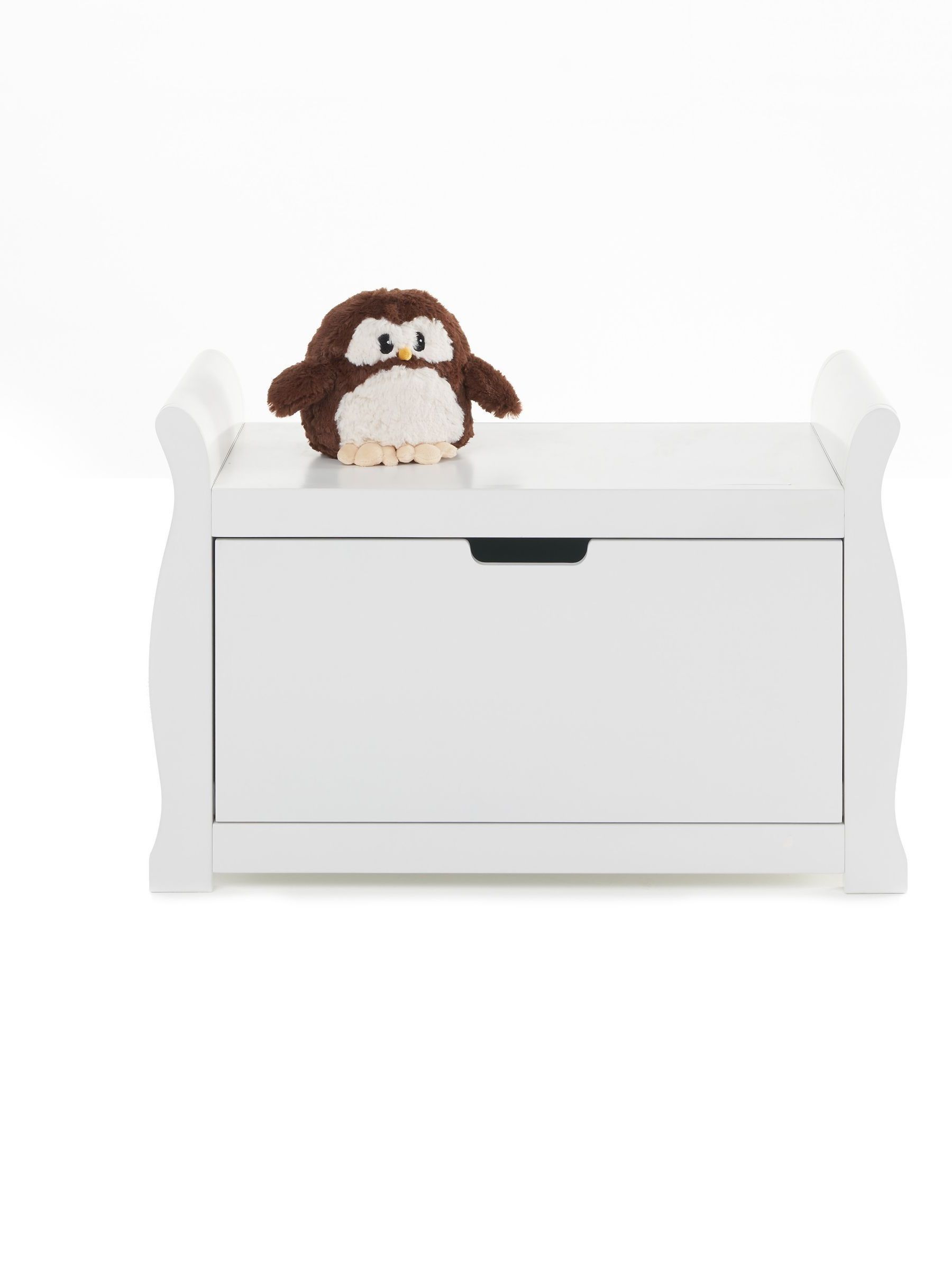 Obaby White Stamford Sleigh Toy Box - Image 2 of 3