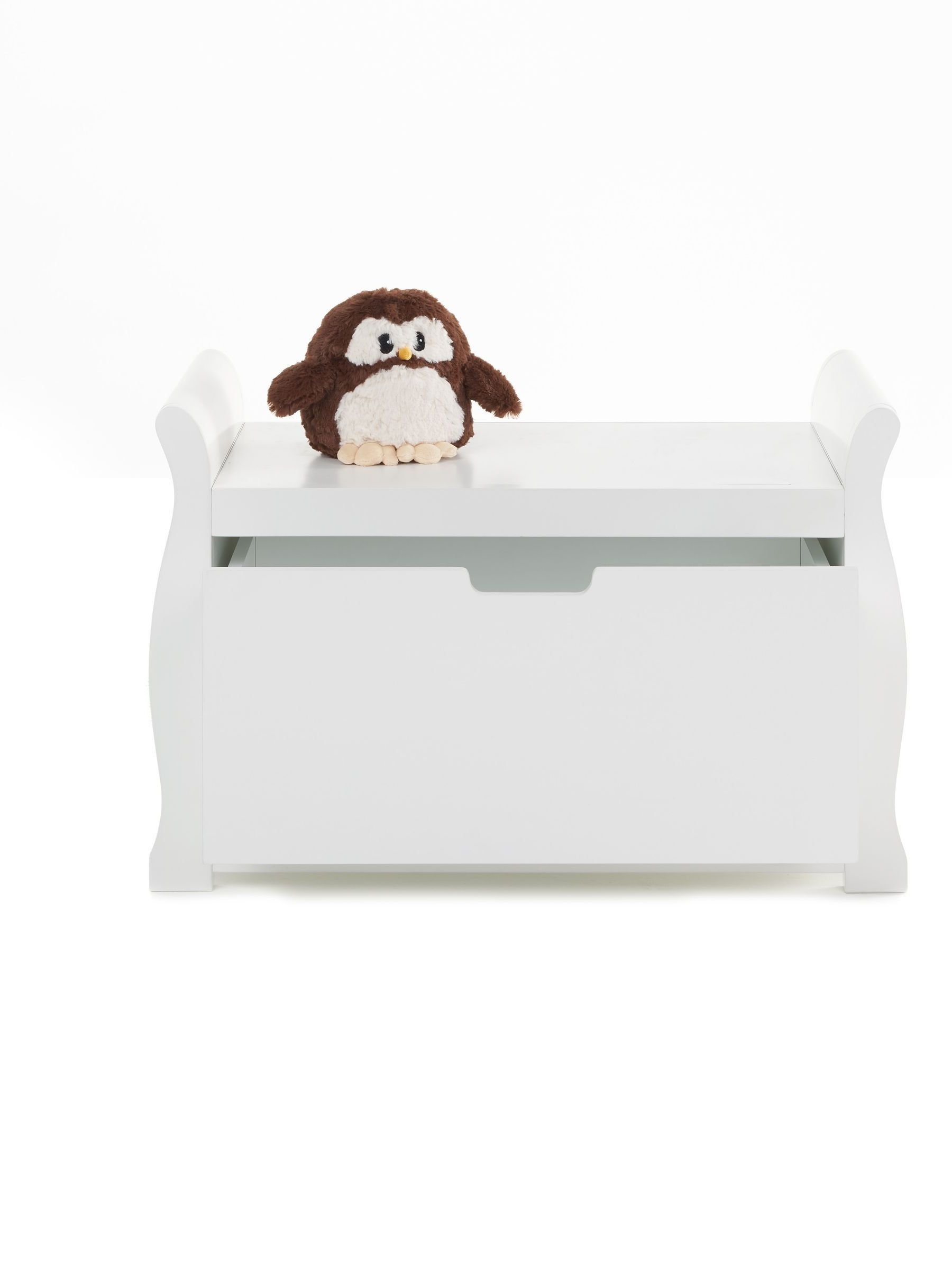 Obaby White Stamford Sleigh Toy Box - Image 3 of 3