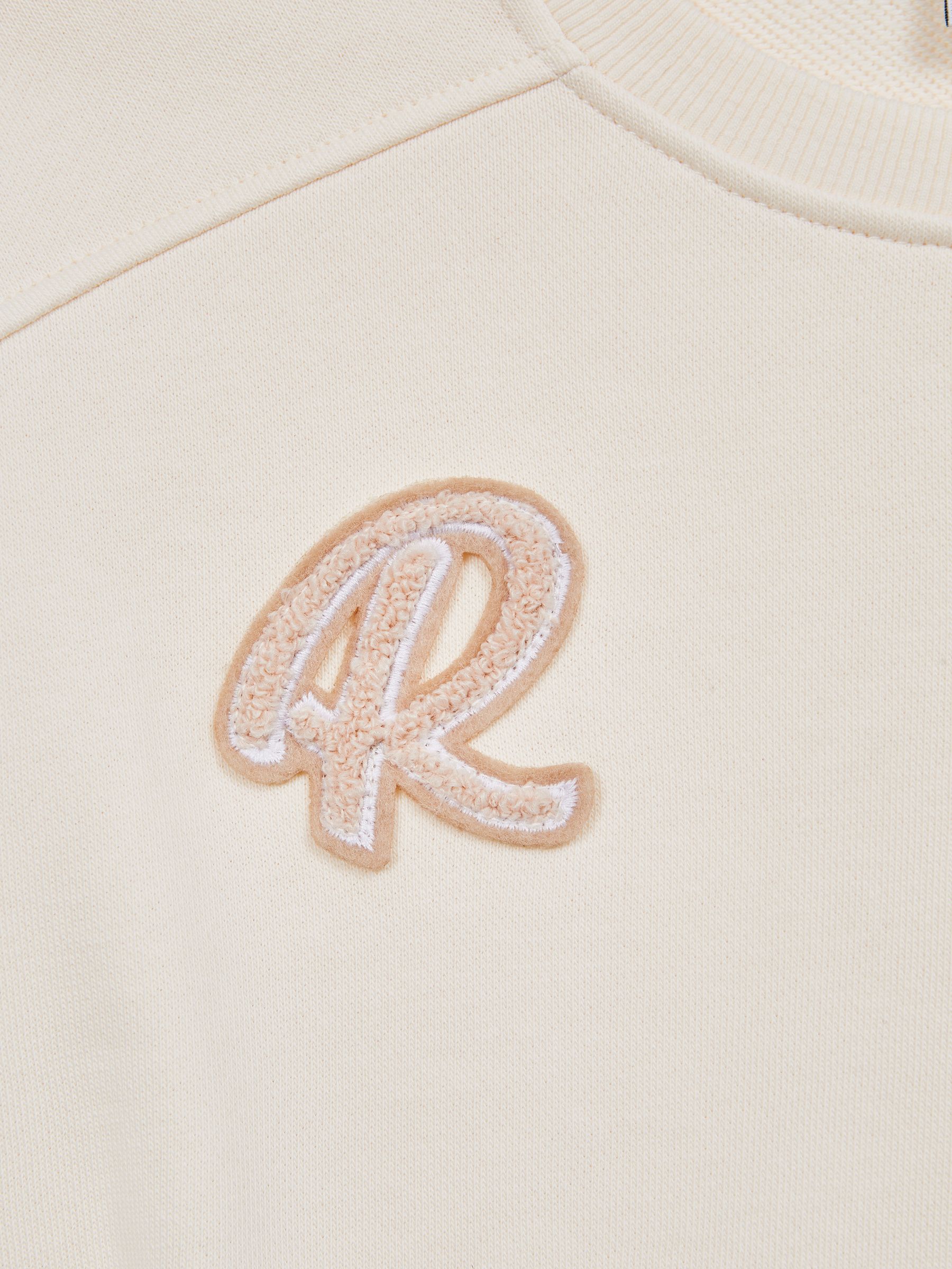 Senior Colourblock Sweater Dress in Pale Pink/Grey Marl - Image 7 of 7