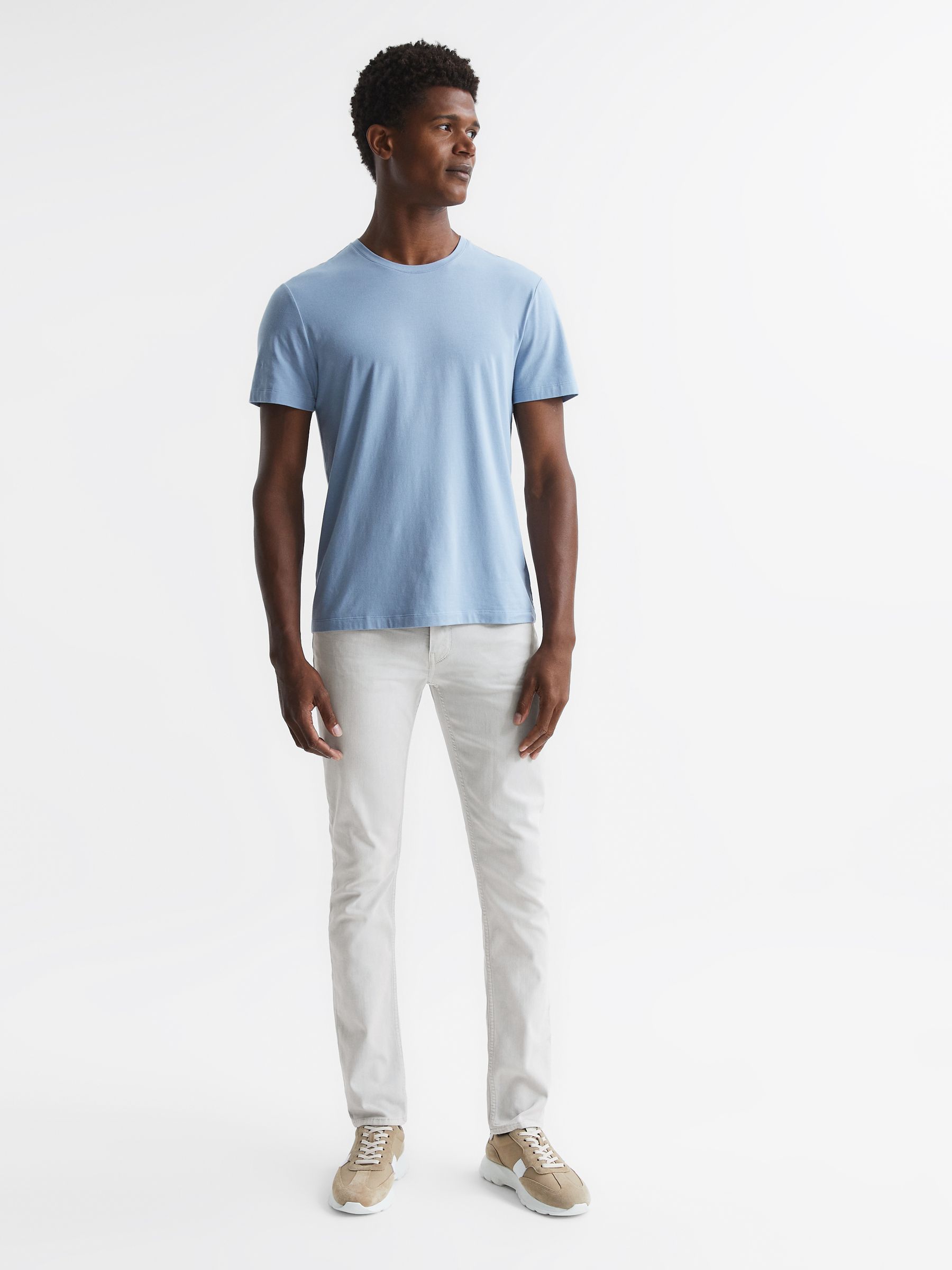 Paige High Stretch Slim Fit Jeans in Vintage Fossil Rock - Image 3 of 7