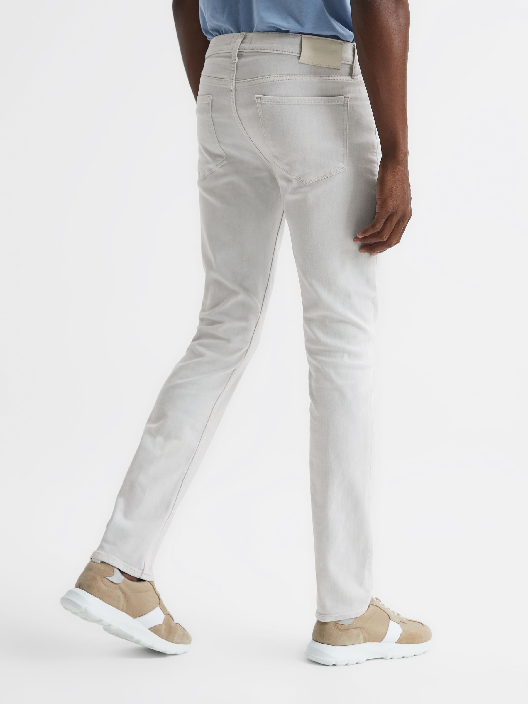 Paige High Stretch Slim Fit Jeans in Vintage Fossil Rock - Image 5 of 7