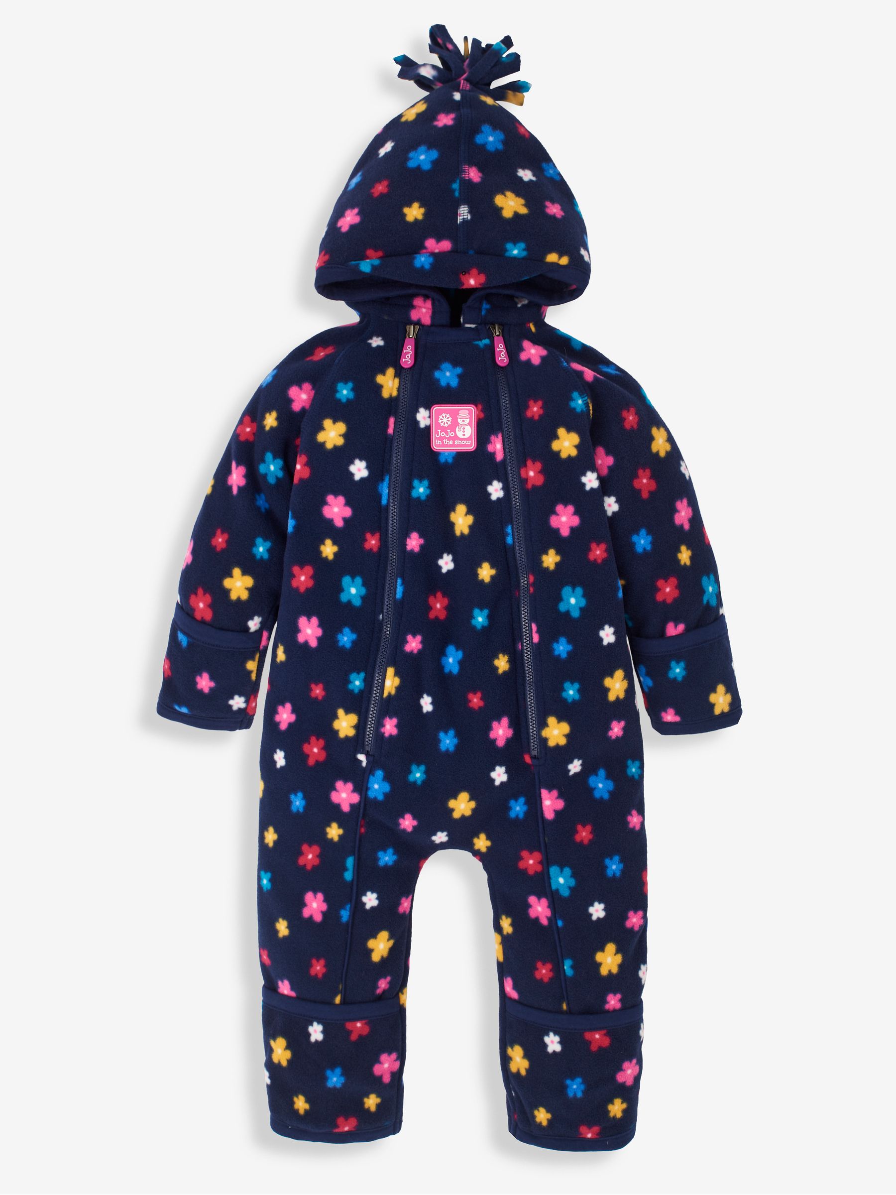 Navy Cosy Polarfleece All-In-One - Image 1 of 3