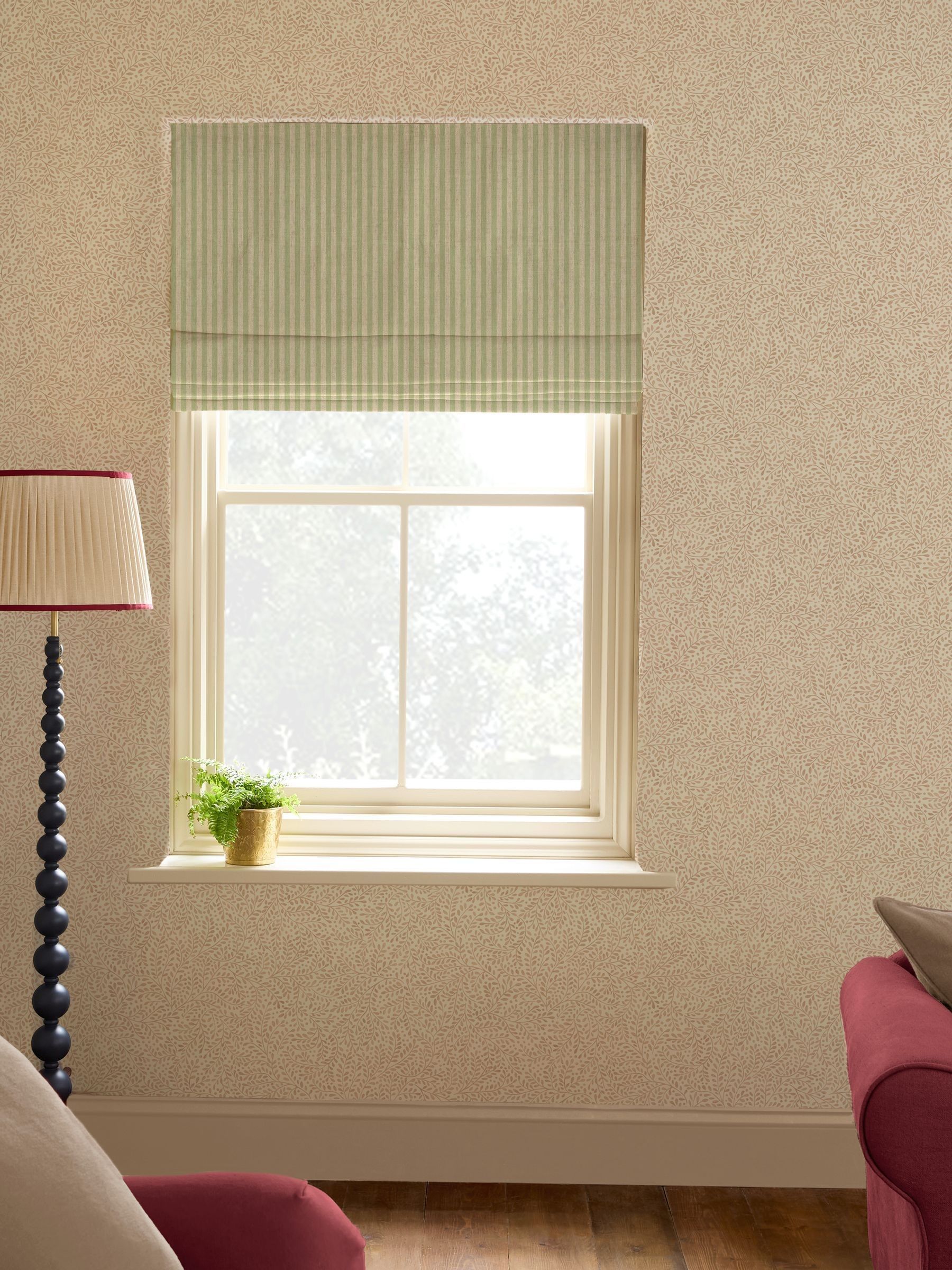 Pink Willow Leaf 10M Wallpaper - Image 1 of 5