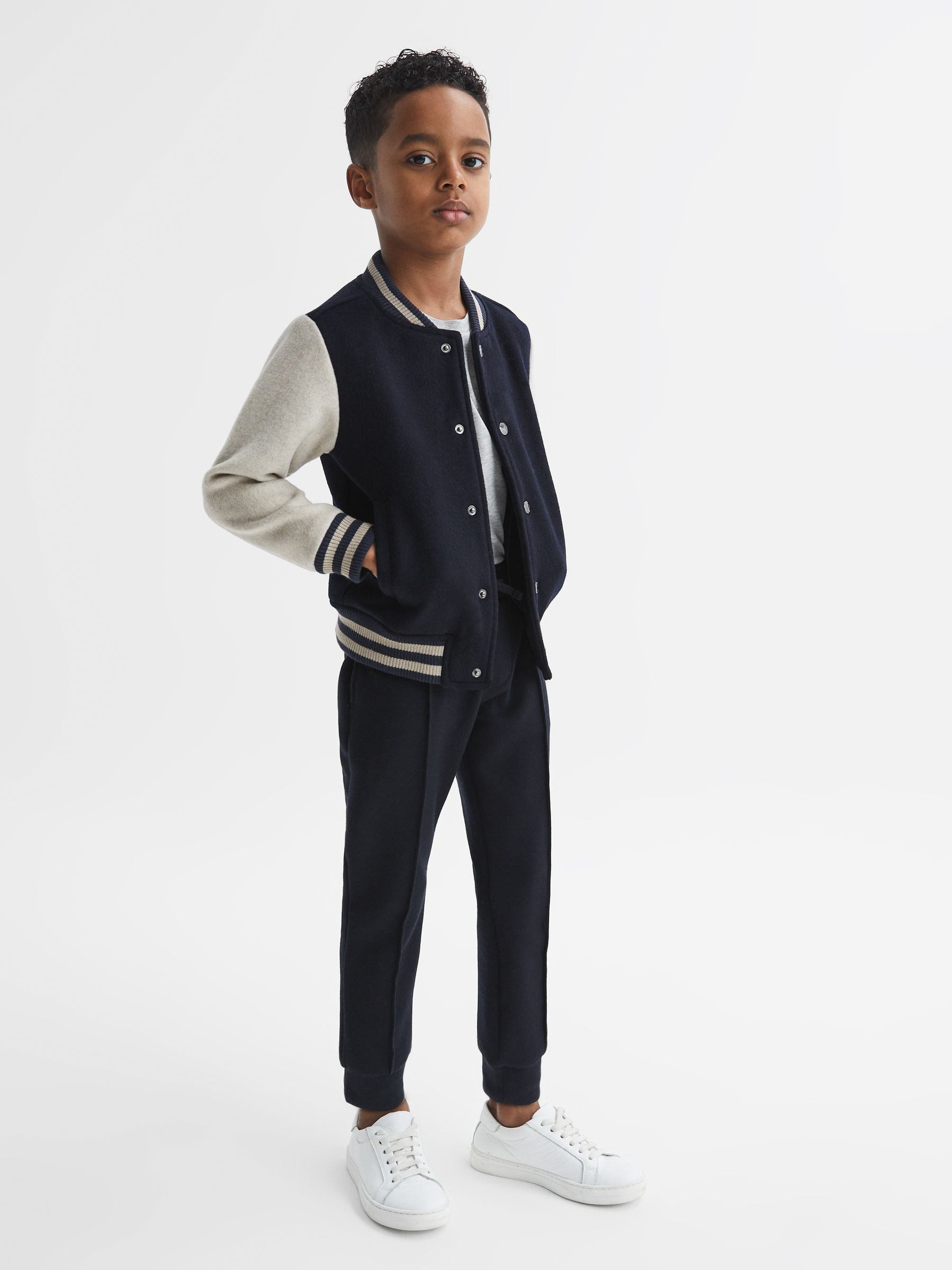 9-13 yrs Crew Neck T-Shirt in Grey Chrome - Image 6 of 7