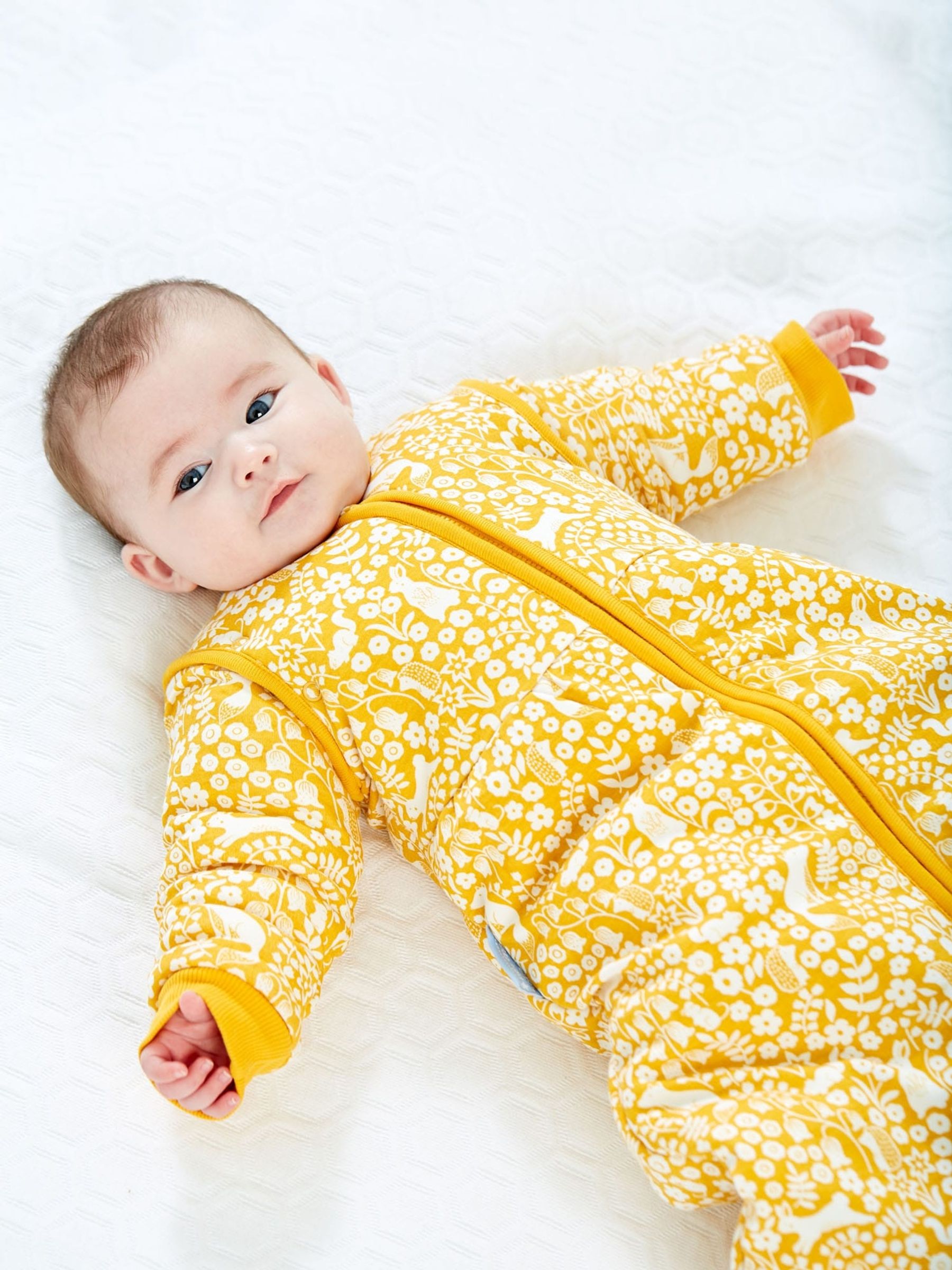 Mustard Woodland 3.5 Tog Baby Sleeping Bag - Image 1 of 4