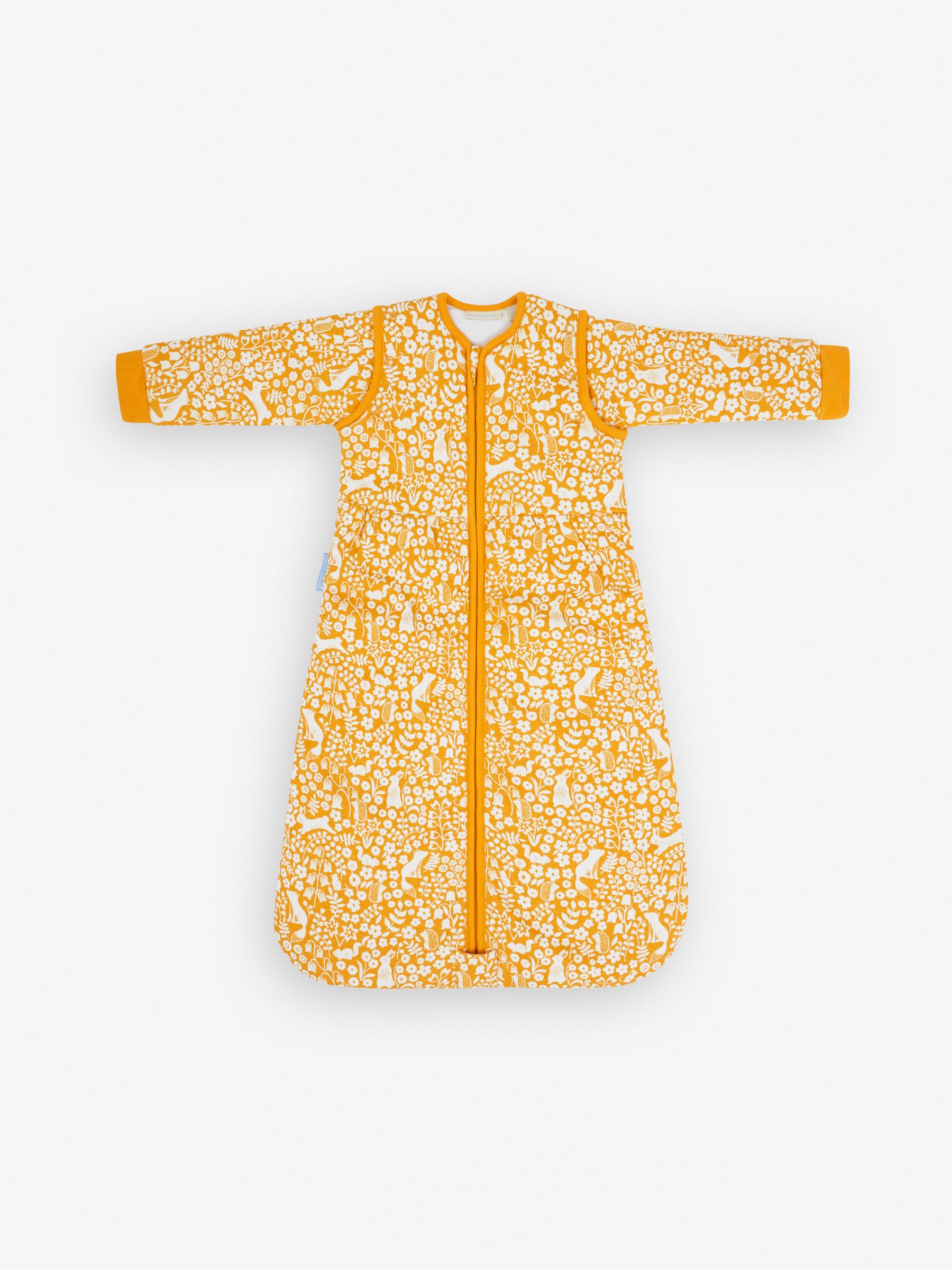 Mustard Woodland 3.5 Tog Baby Sleeping Bag - Image 2 of 4
