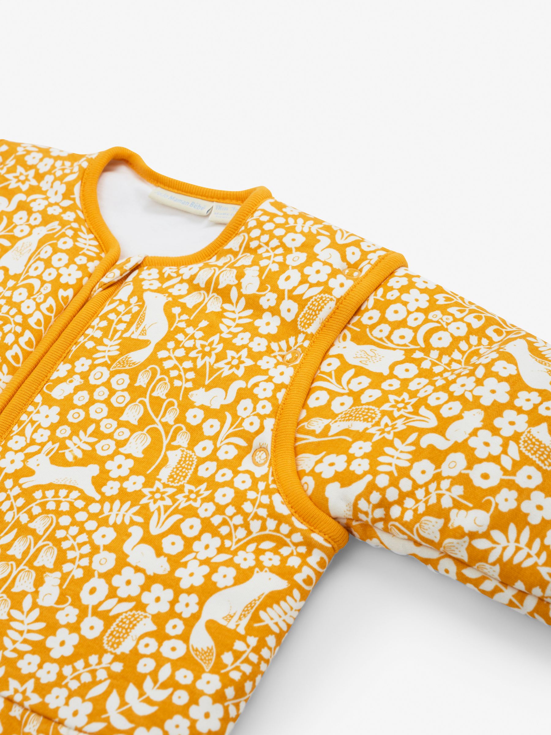 Mustard Woodland 3.5 Tog Baby Sleeping Bag - Image 3 of 4