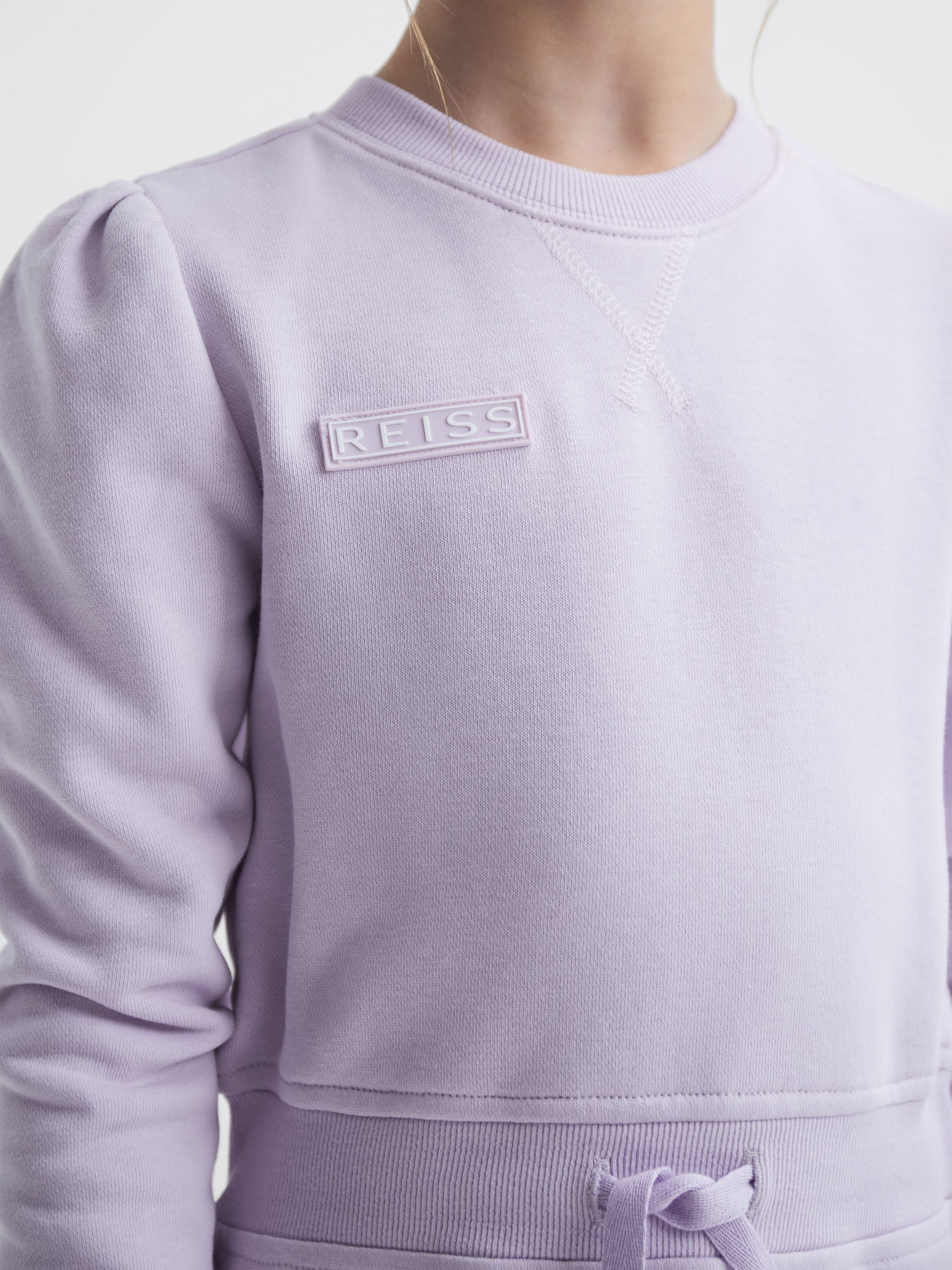 4-9 yrs Relaxed Jersey Dress in Lilac - Image 6 of 7