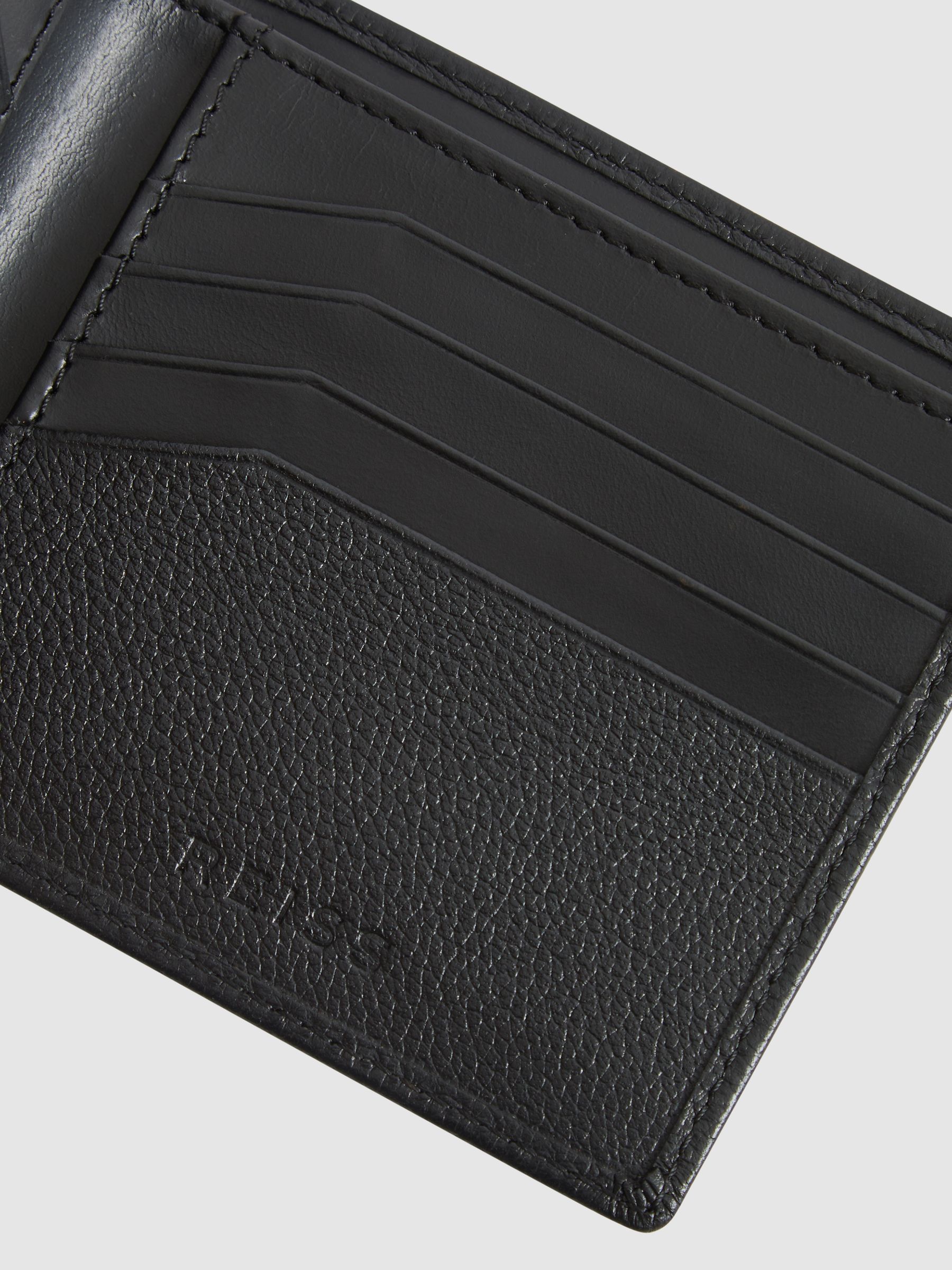 Leather Wallet in Black - Image 3 of 5